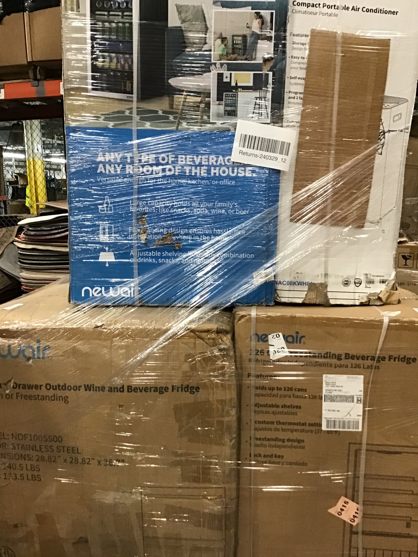 Liquidation Pallet of Compact Fridges, Portable HVACs and  | Pallet-HSY | 240329_12