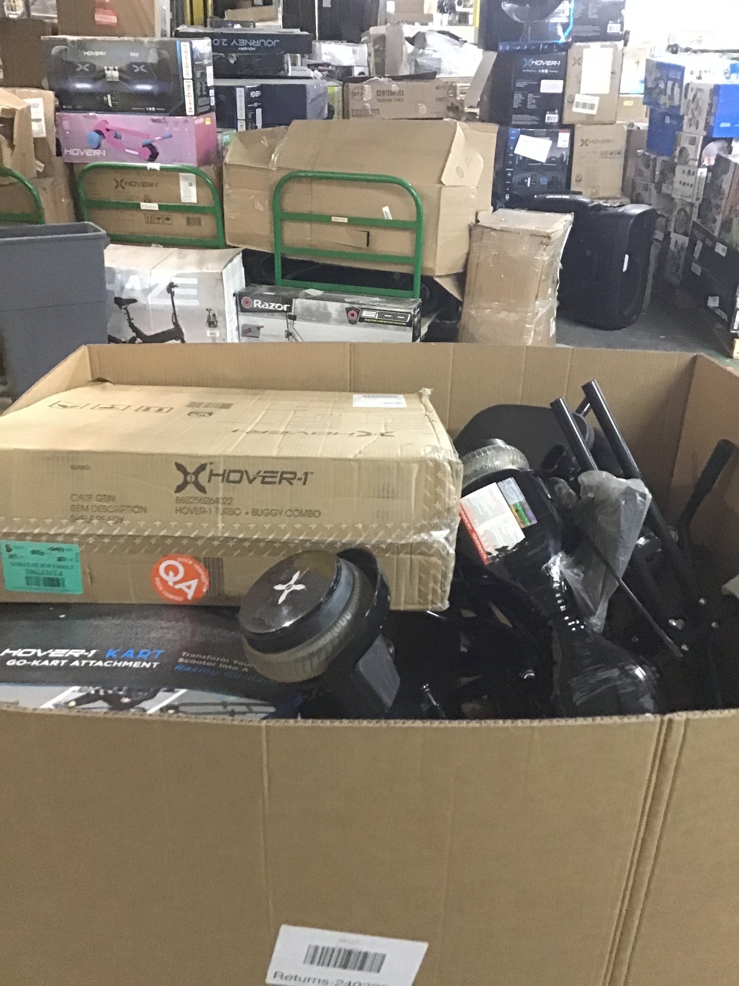 Liquidation Pallet of Hoverboard Attachments and Hoverboards | Pallet-GVX | 240226_4