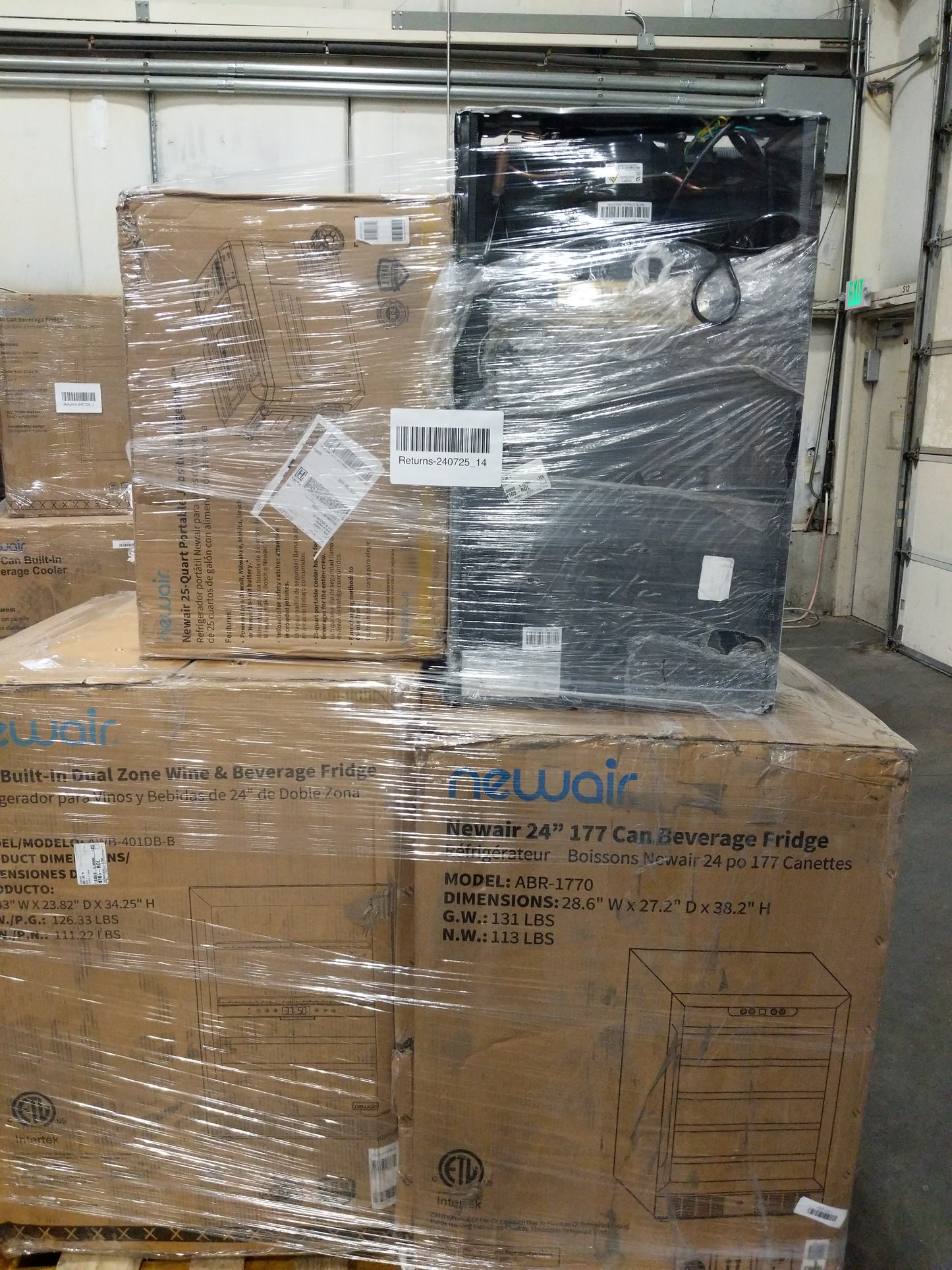 Liquidation Pallet of Compact Fridges,  and  | Pallet-ISW | 240725_14