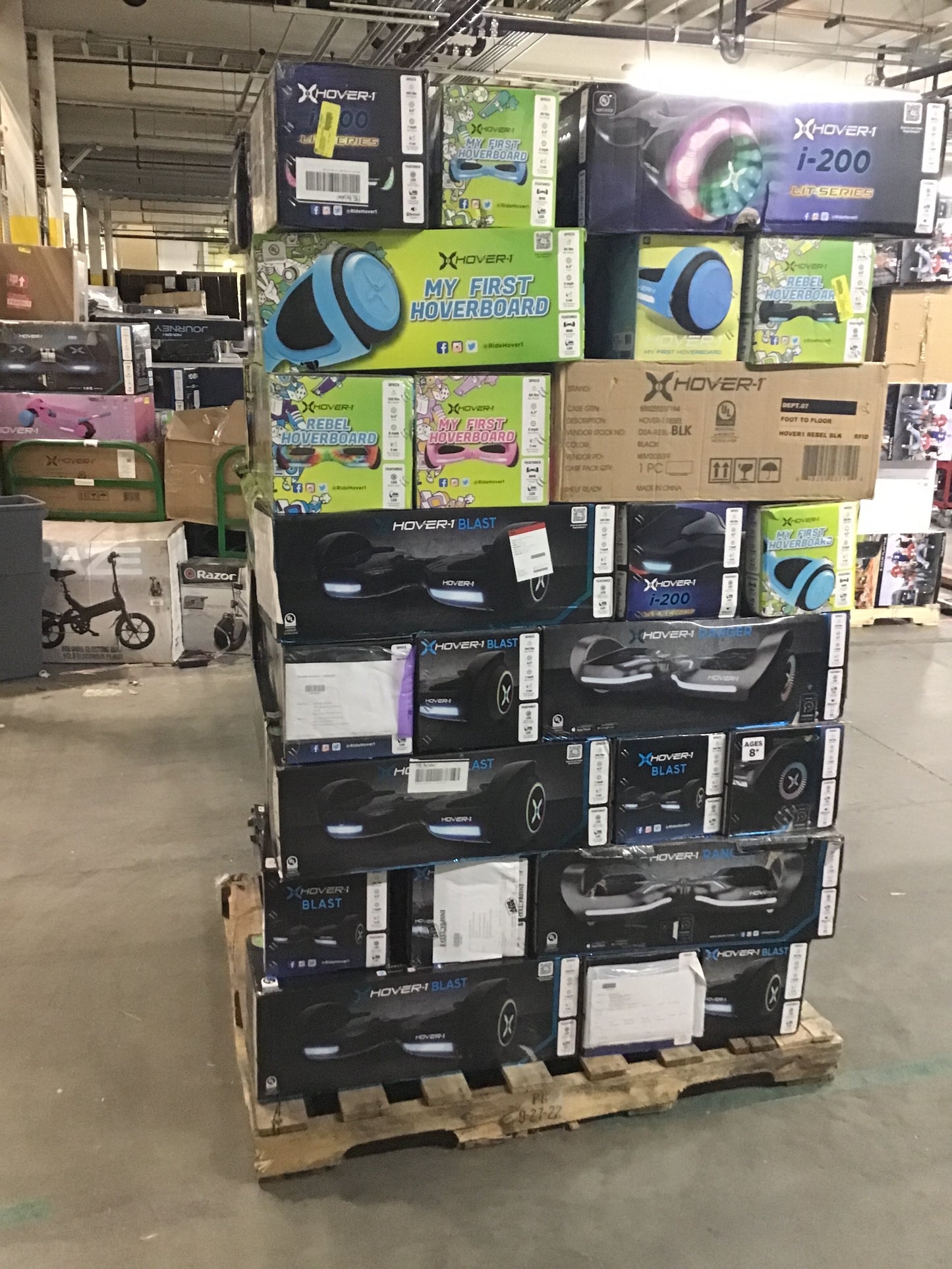 Liquidation Pallet of Hoverboards | Pallet-GZS | 240229_30