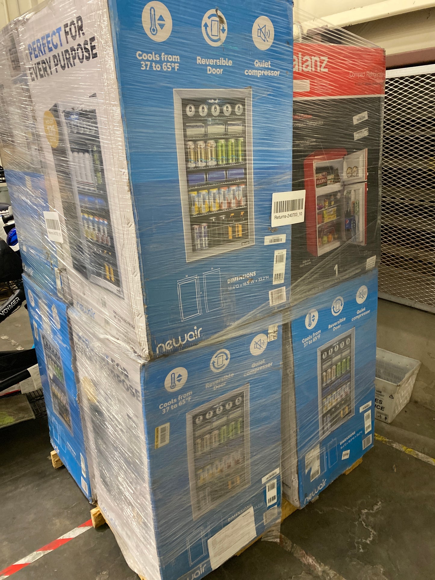 Liquidation Pallet of Compact Fridges | Pallet-IPC | 240703_10