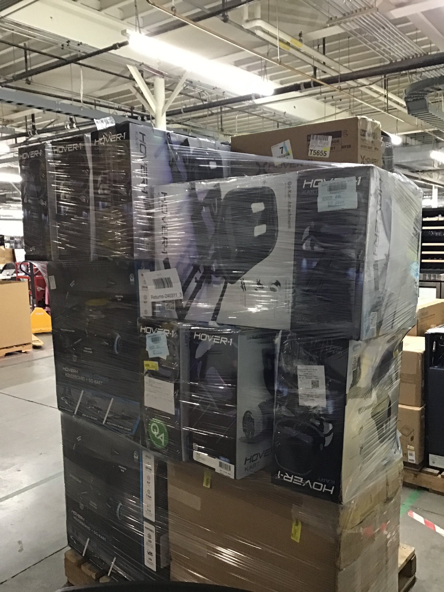 Liquidation Pallet of Hoverboard Attachments and Hoverboards | Pallet-HIM | 240311_3
