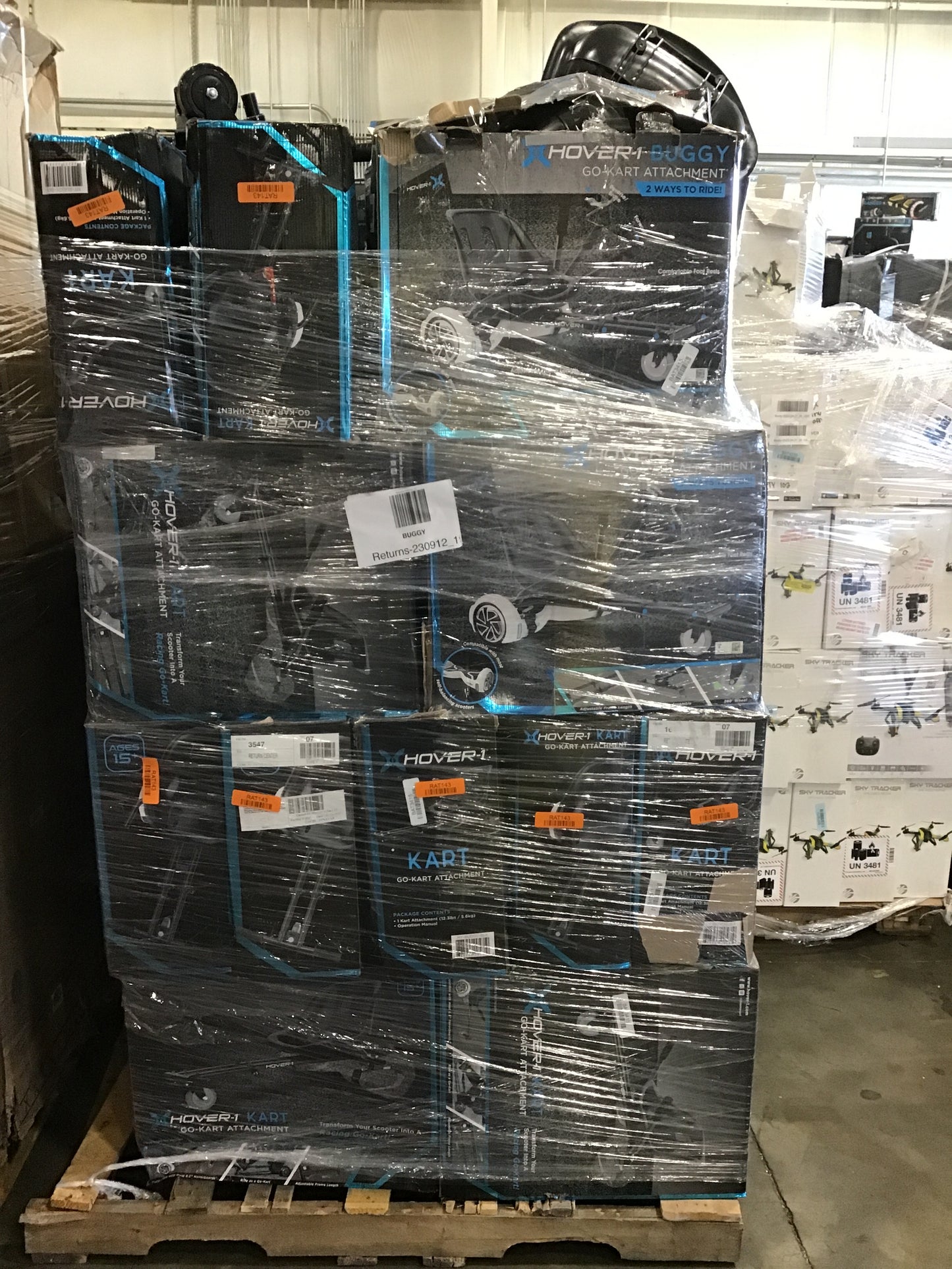 Liquidation Pallet of Hoverboard Attachments | Pallet-DNP | 230912_19