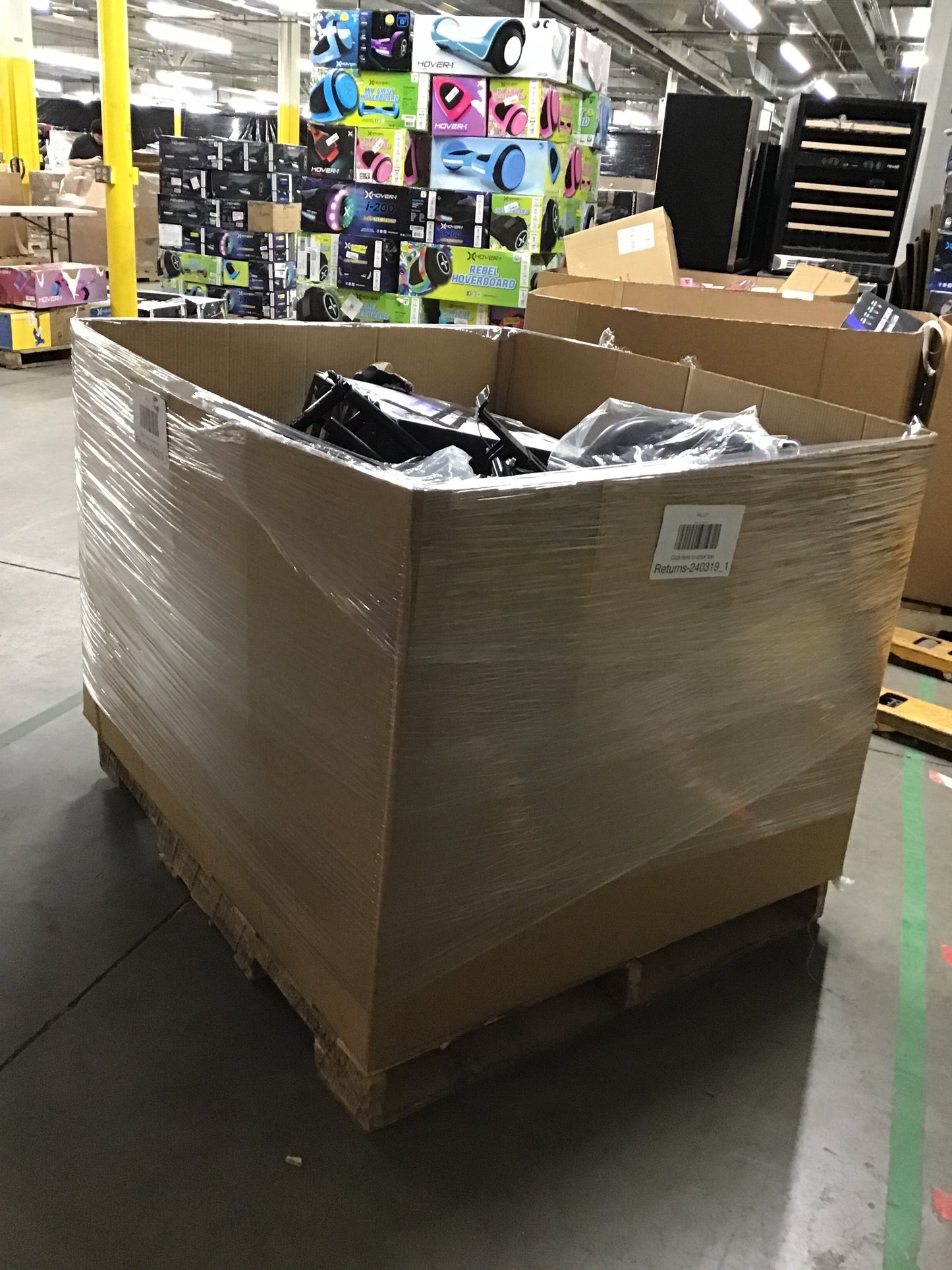 Liquidation Pallet of Hoverboard Attachments, Accessories and  | Pallet-HOV | 240319_1