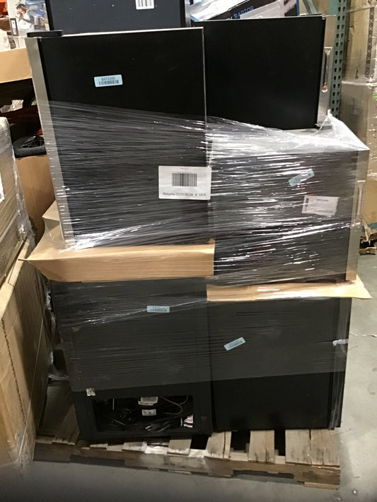 Liquidation Pallet of Compact Fridges and Compact Humidors, Pallet-CMB