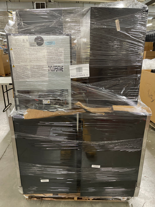 Liquidation Pallet of Compact Fridges and Compact Humidors, Pallet-DAB