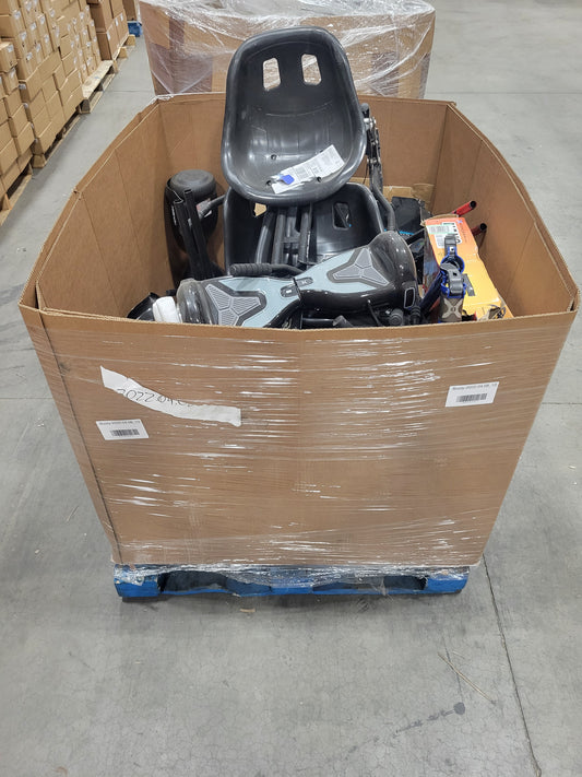 Liquidation Pallet of Accessories, Electric Scooters and Hoverboards, Pallet-AZS