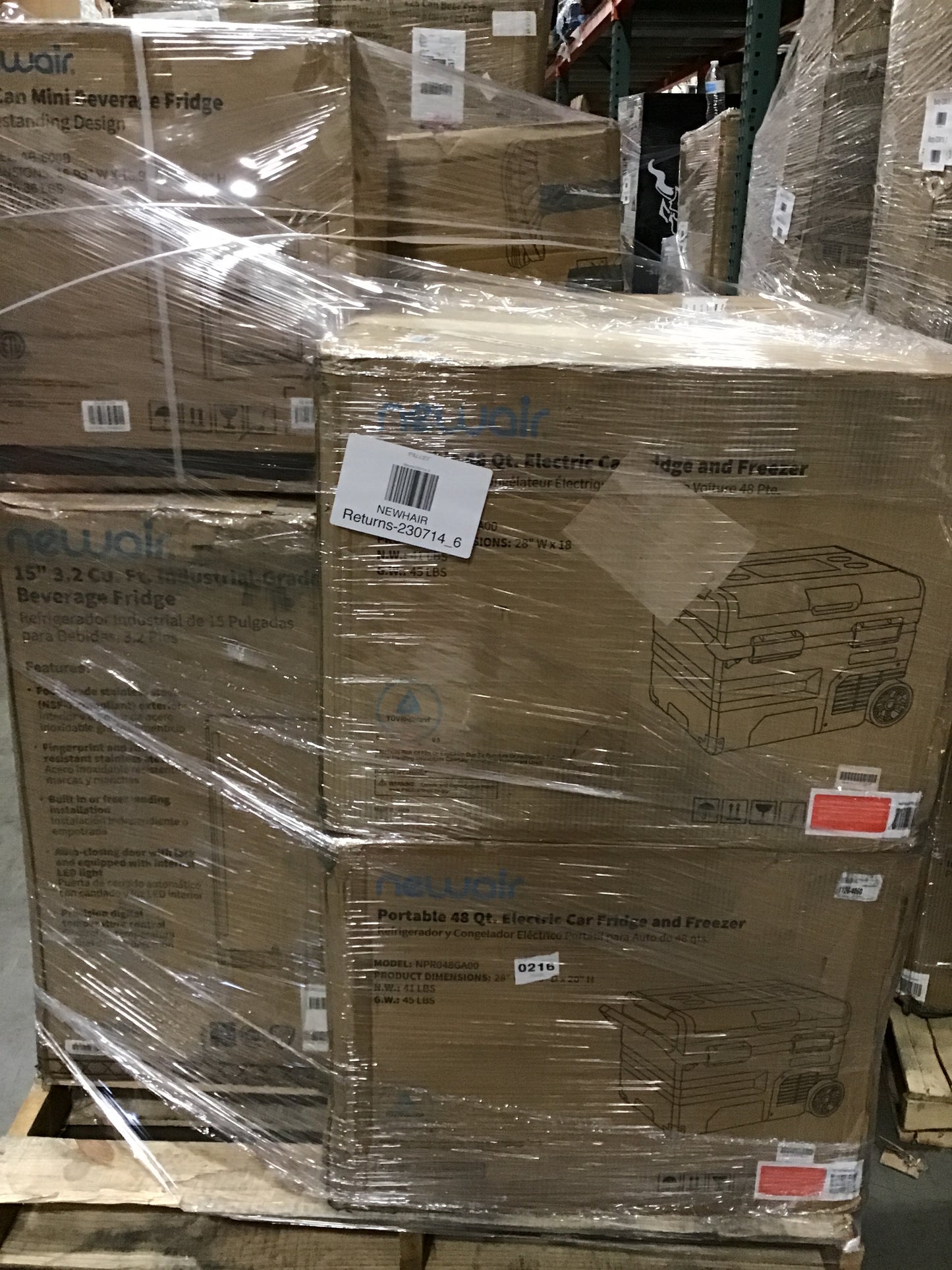 Liquidation Pallet of Compact Fridges, Pallet-CIB