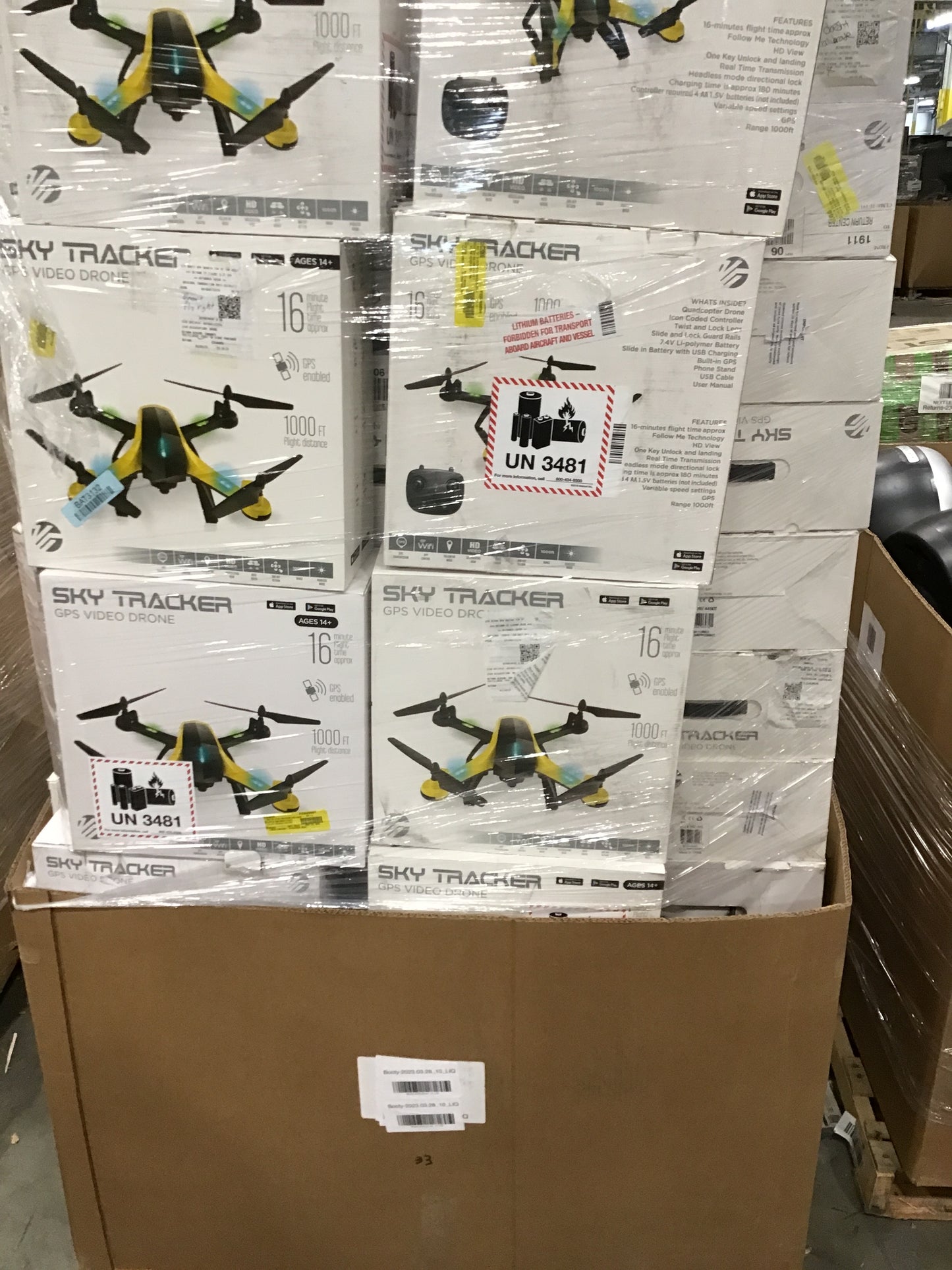 Liquidation Pallet of Drones, Pallet-COW