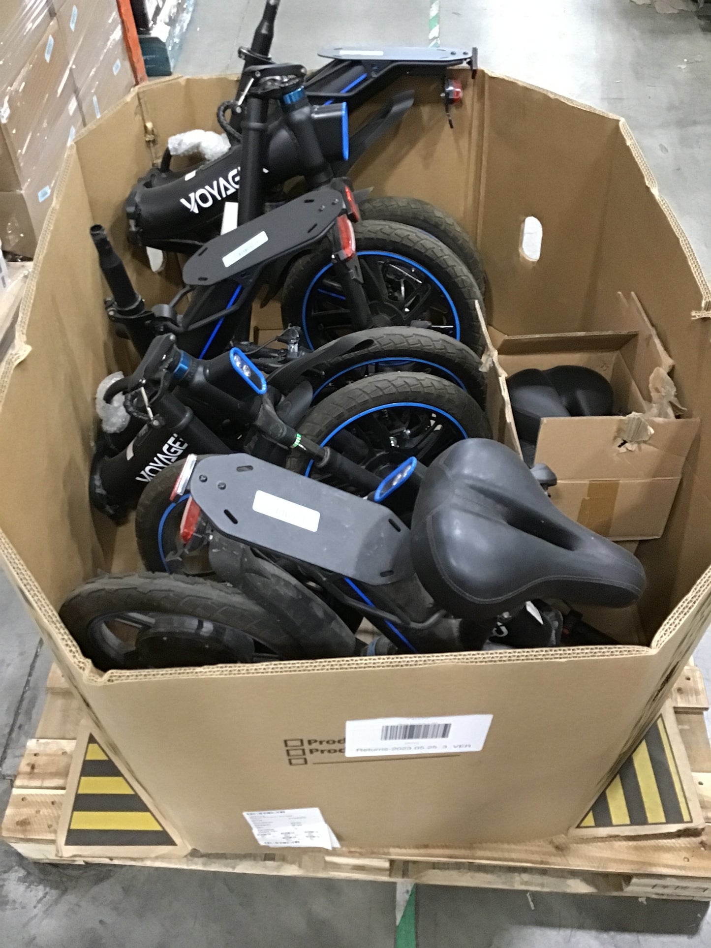 Liquidation Pallet of Electric Bikes, Pallet-CPA