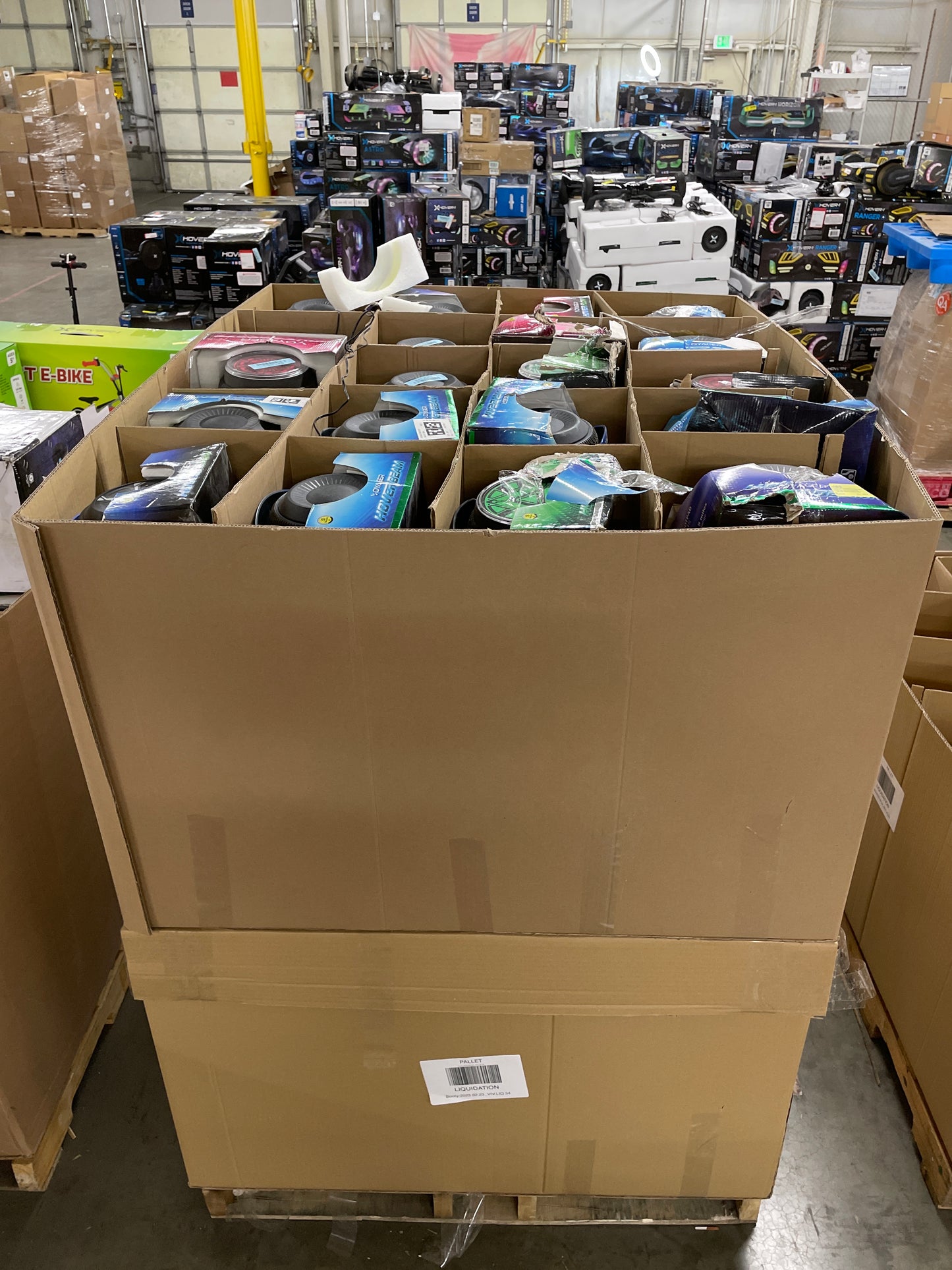 Liquidation Pallet of Hoverboards, Pallet-BB