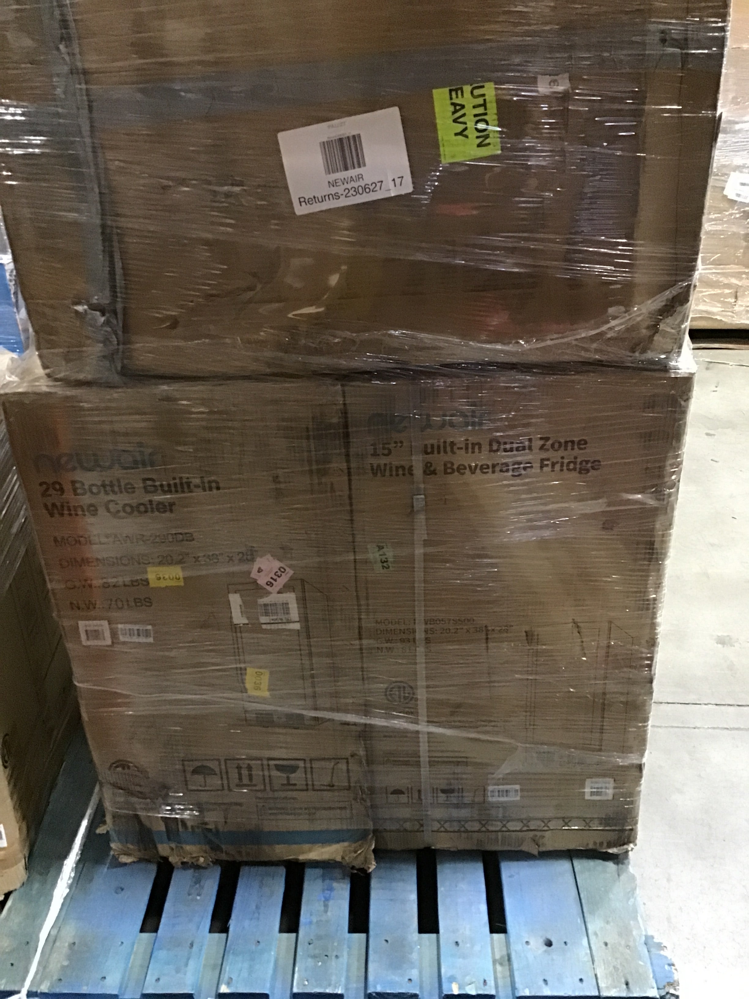 Liquidation Pallet of Compact Fridges – Warehouse Booty