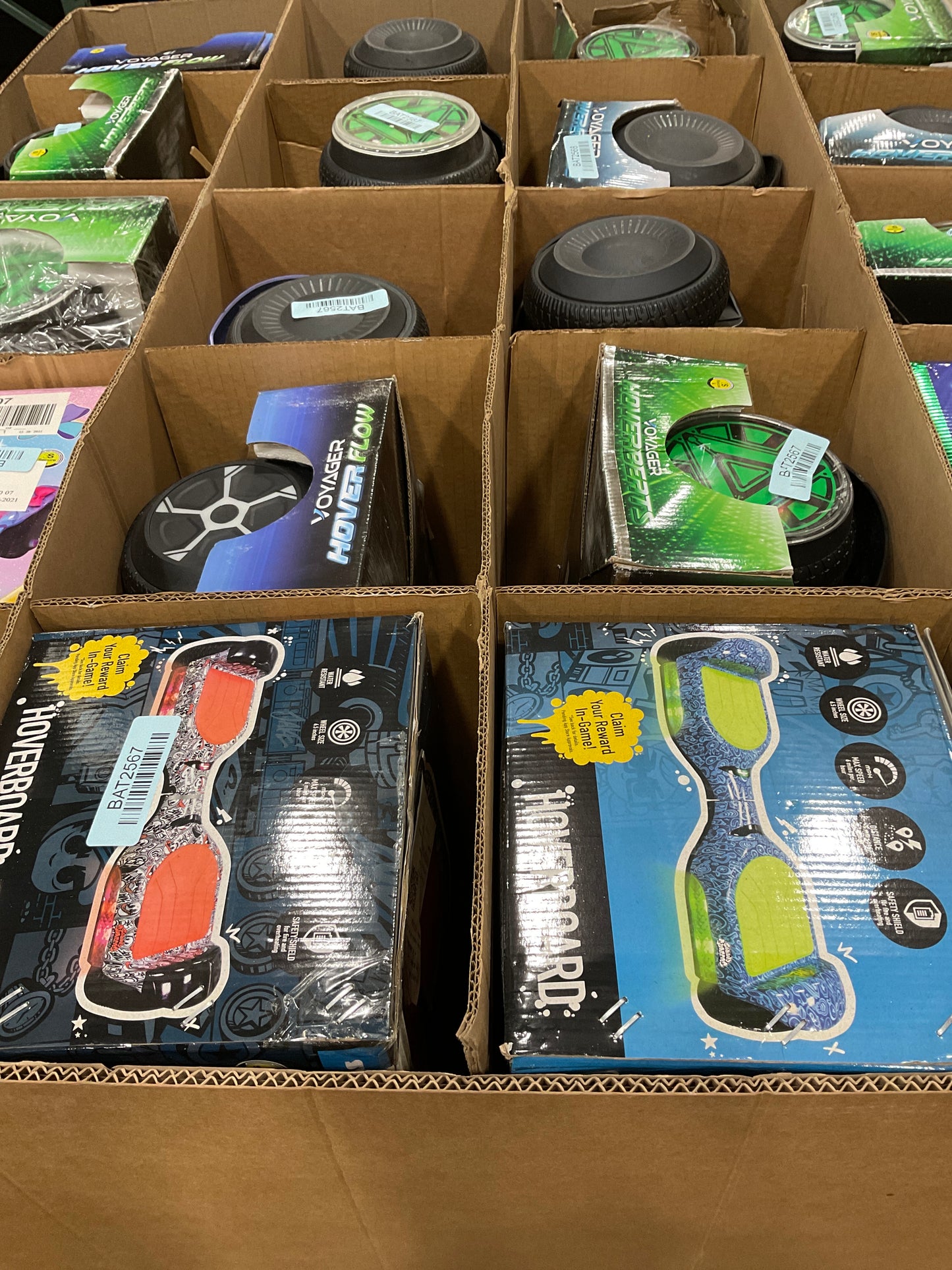 Liquidation Pallet of Hoverboards and Toys, Pallet-SN