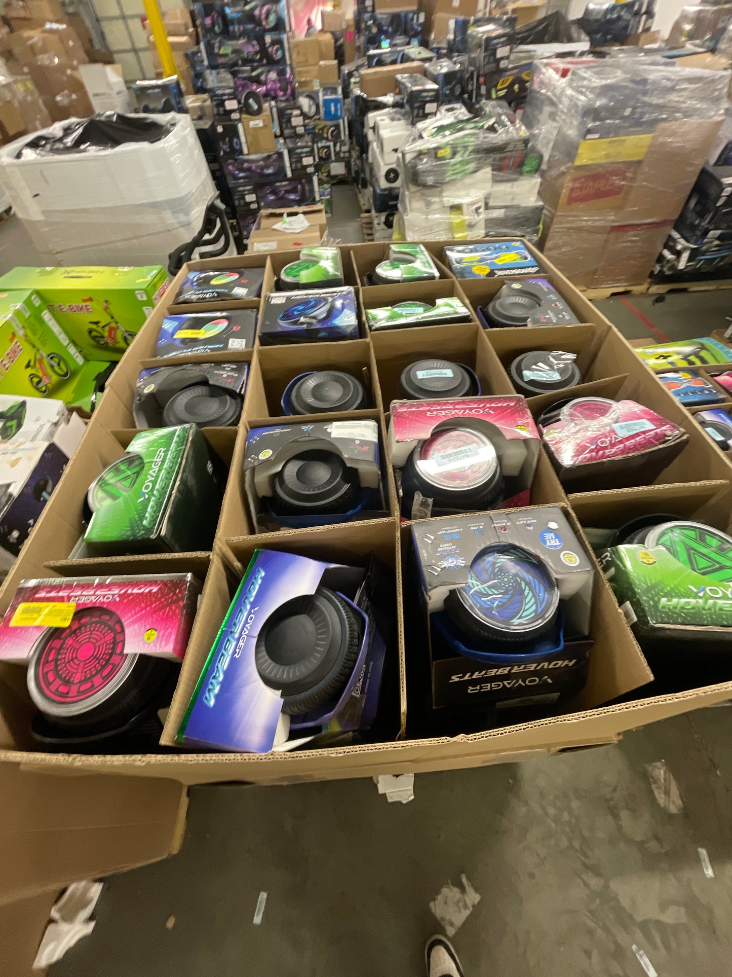 Liquidation Pallet of Hoverboards and Toys, Pallet-MI