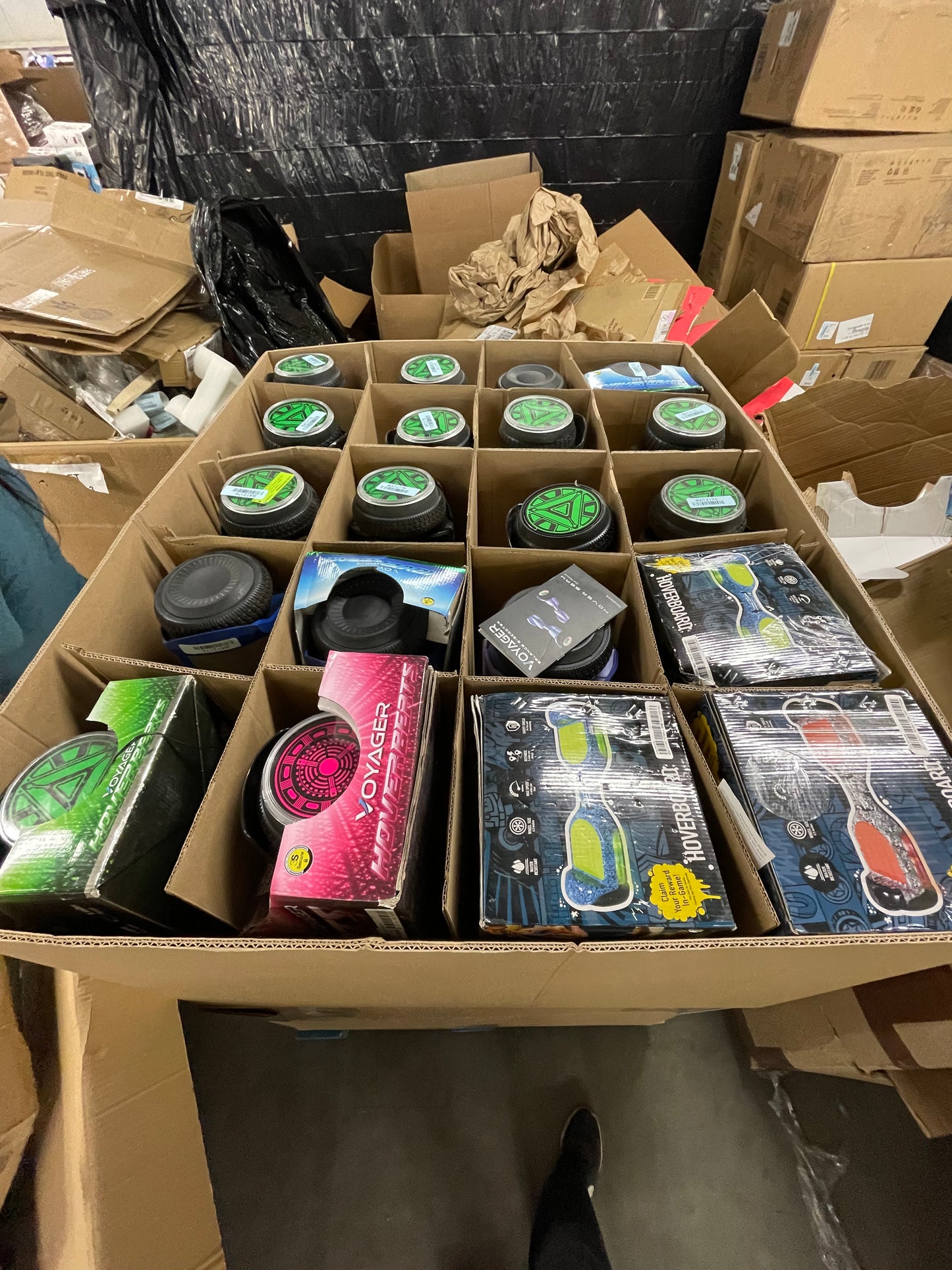 Liquidation Pallet of Hoverboards and Toys, Pallet-JD