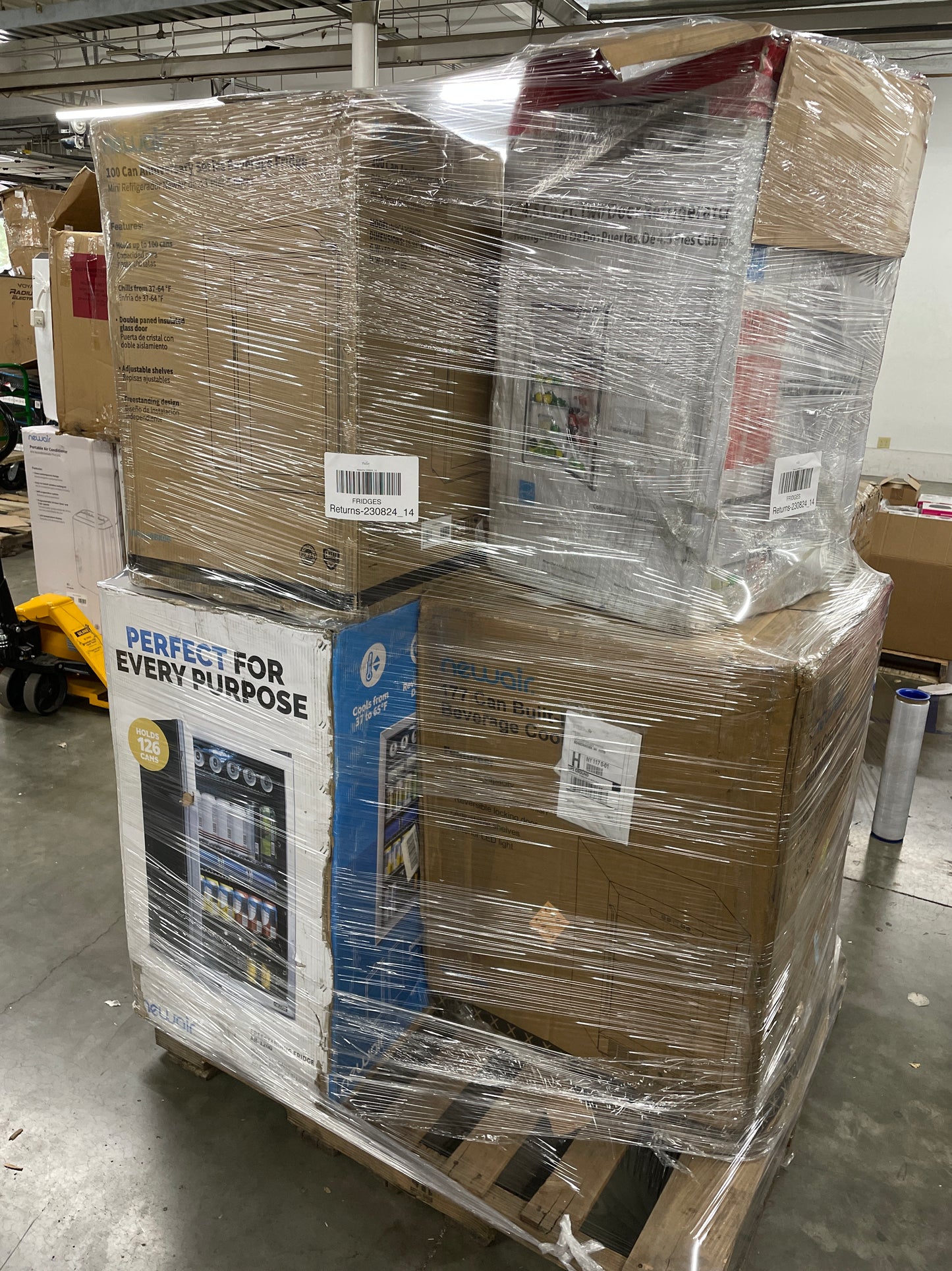 Liquidation Pallet of Compact Fridges, Pallet-DED