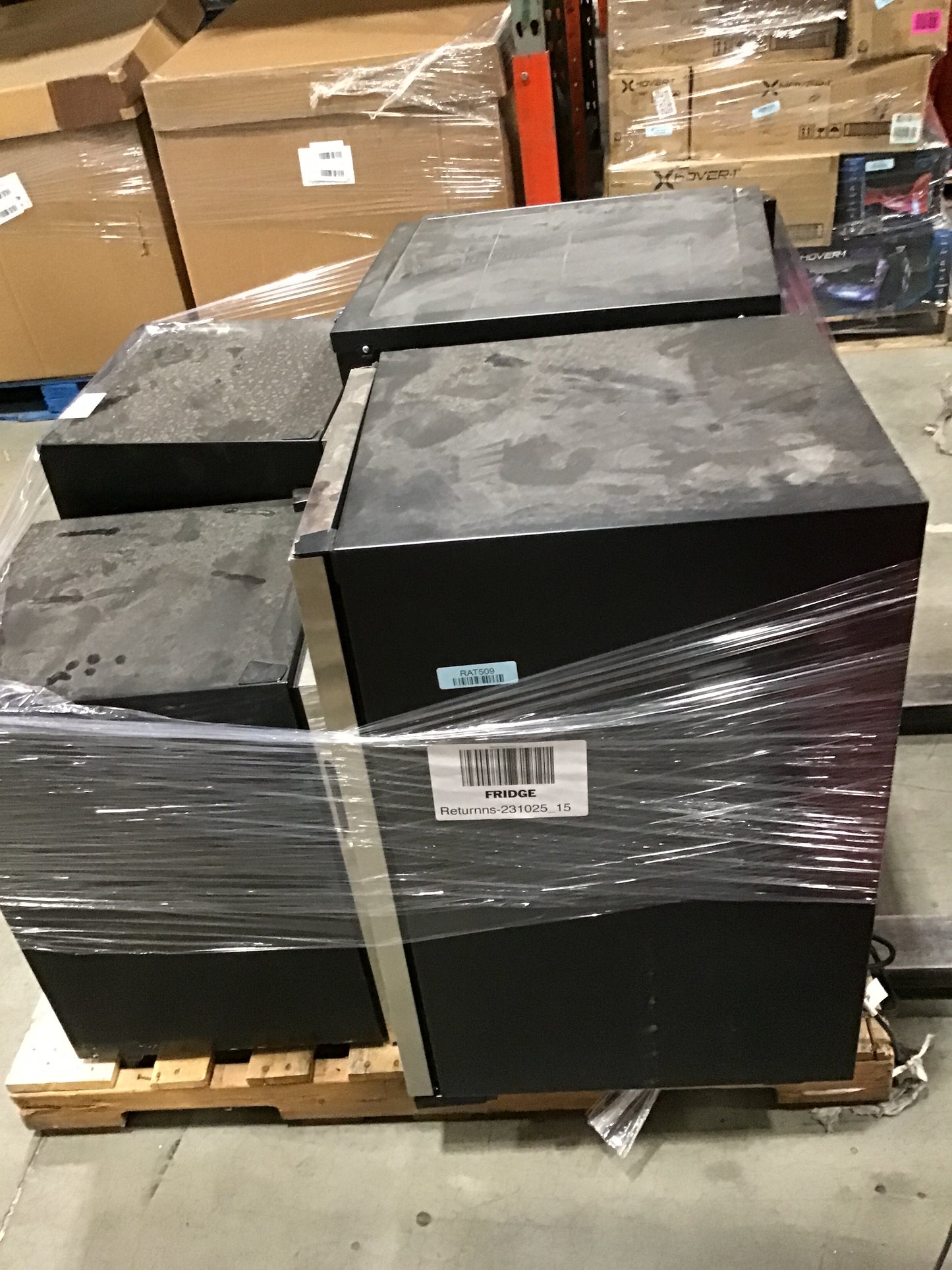 Liquidation Pallet of Compact Fridges, Pallet-ELE