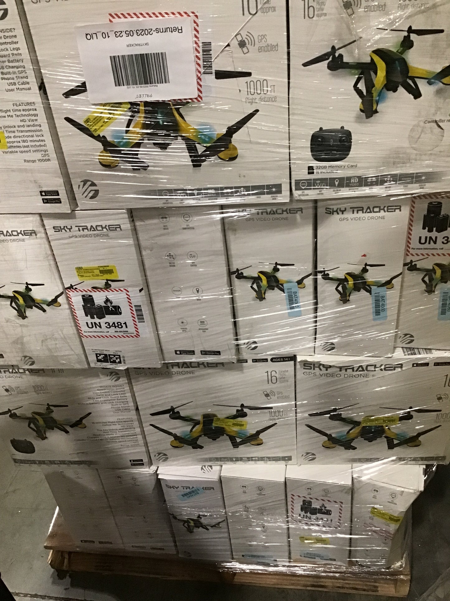 Liquidation Pallet of Drones, Pallet-BAQ
