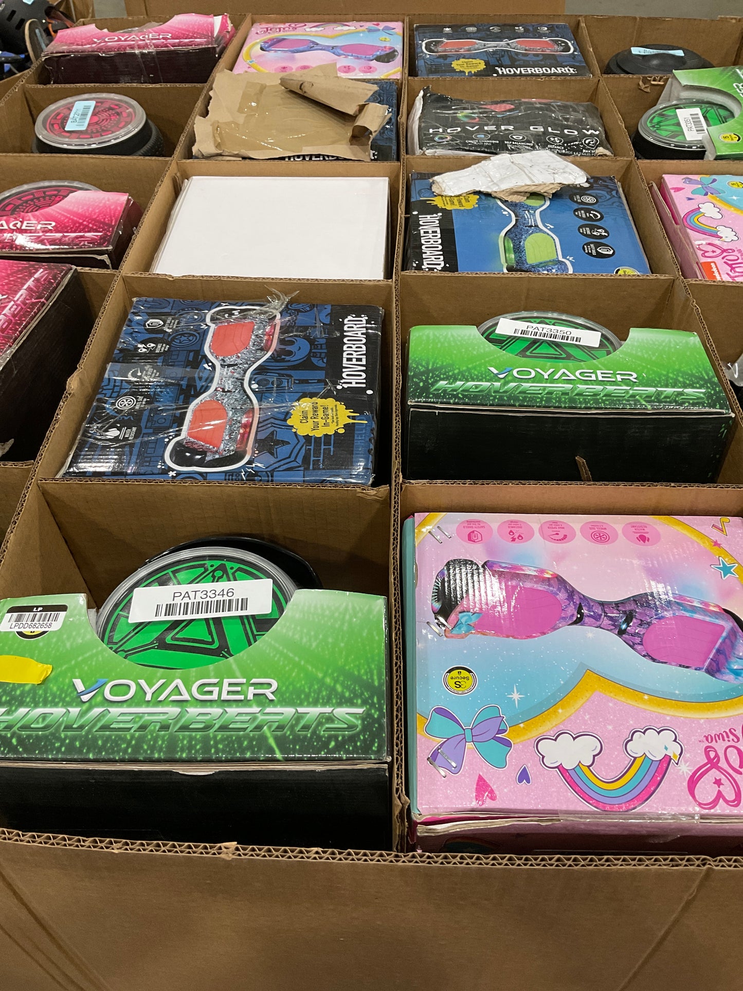 Liquidation Pallet of Hoverboards and Toys, Pallet-XK