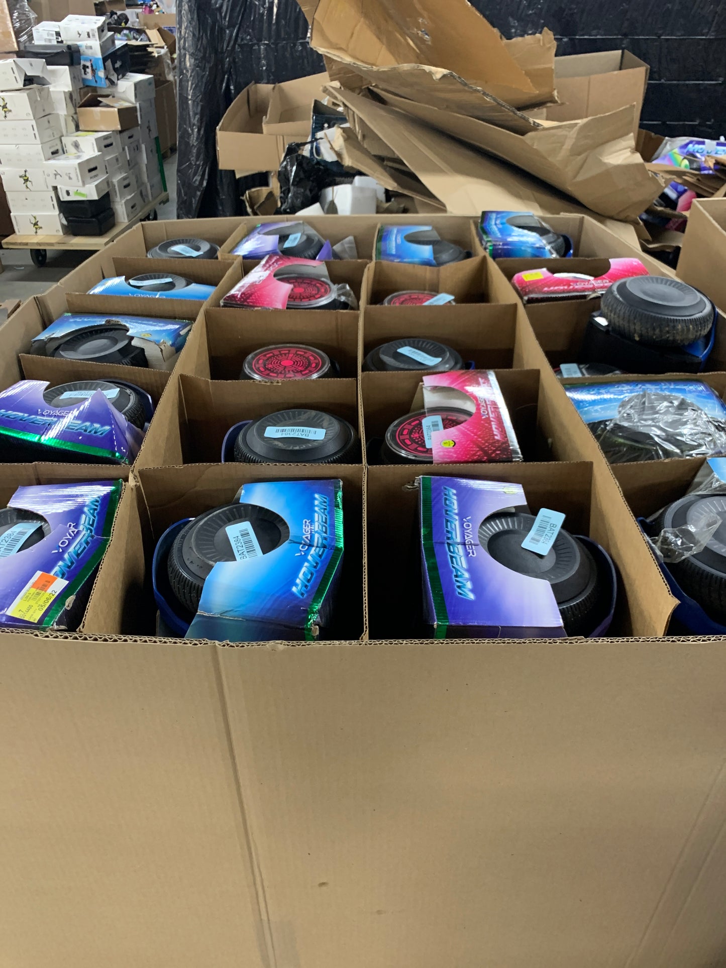 Liquidation Pallet of Hoverboards, Pallet-NR