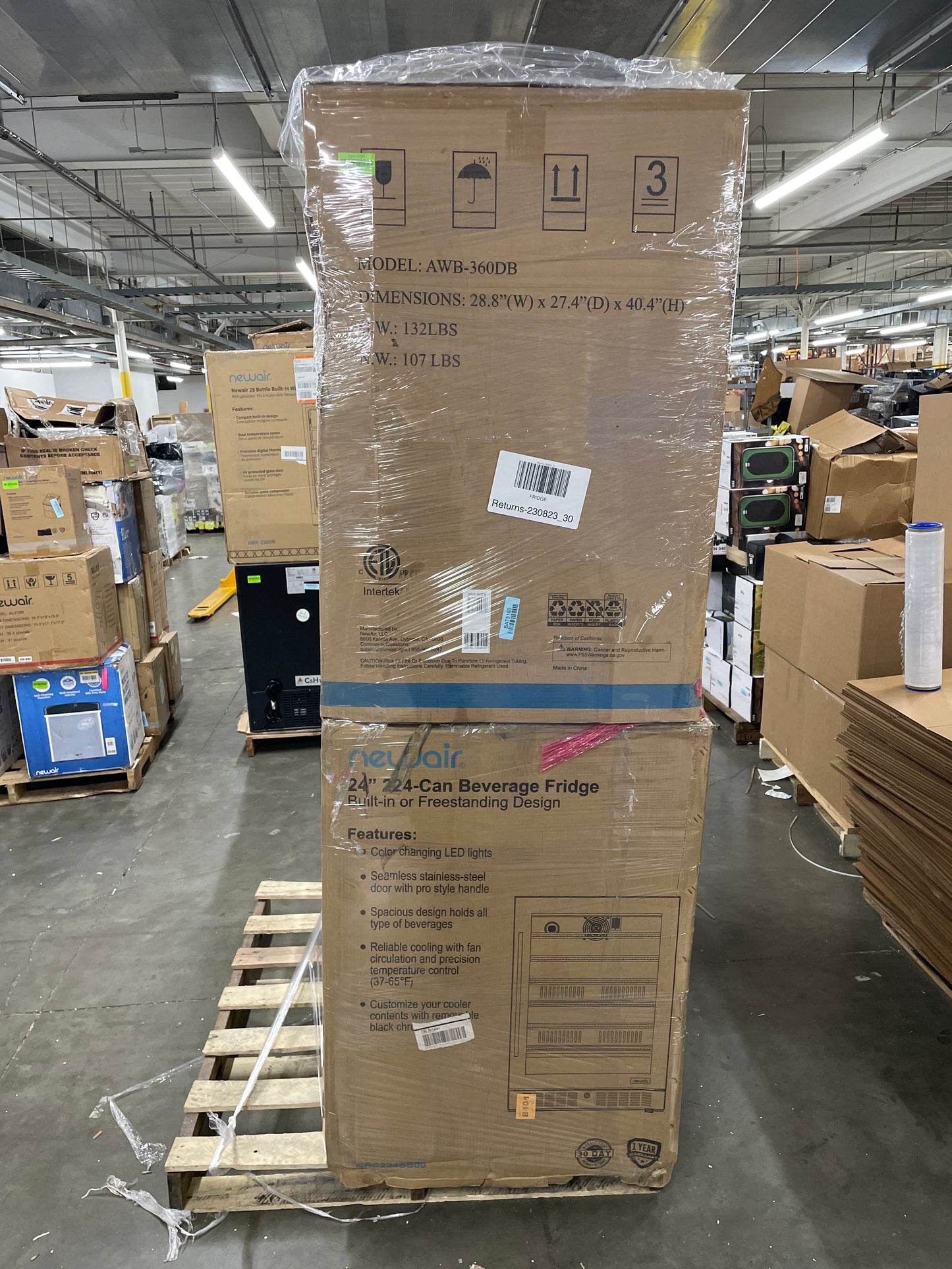 Liquidation Pallet of Compact Fridges, Pallet-DDQ