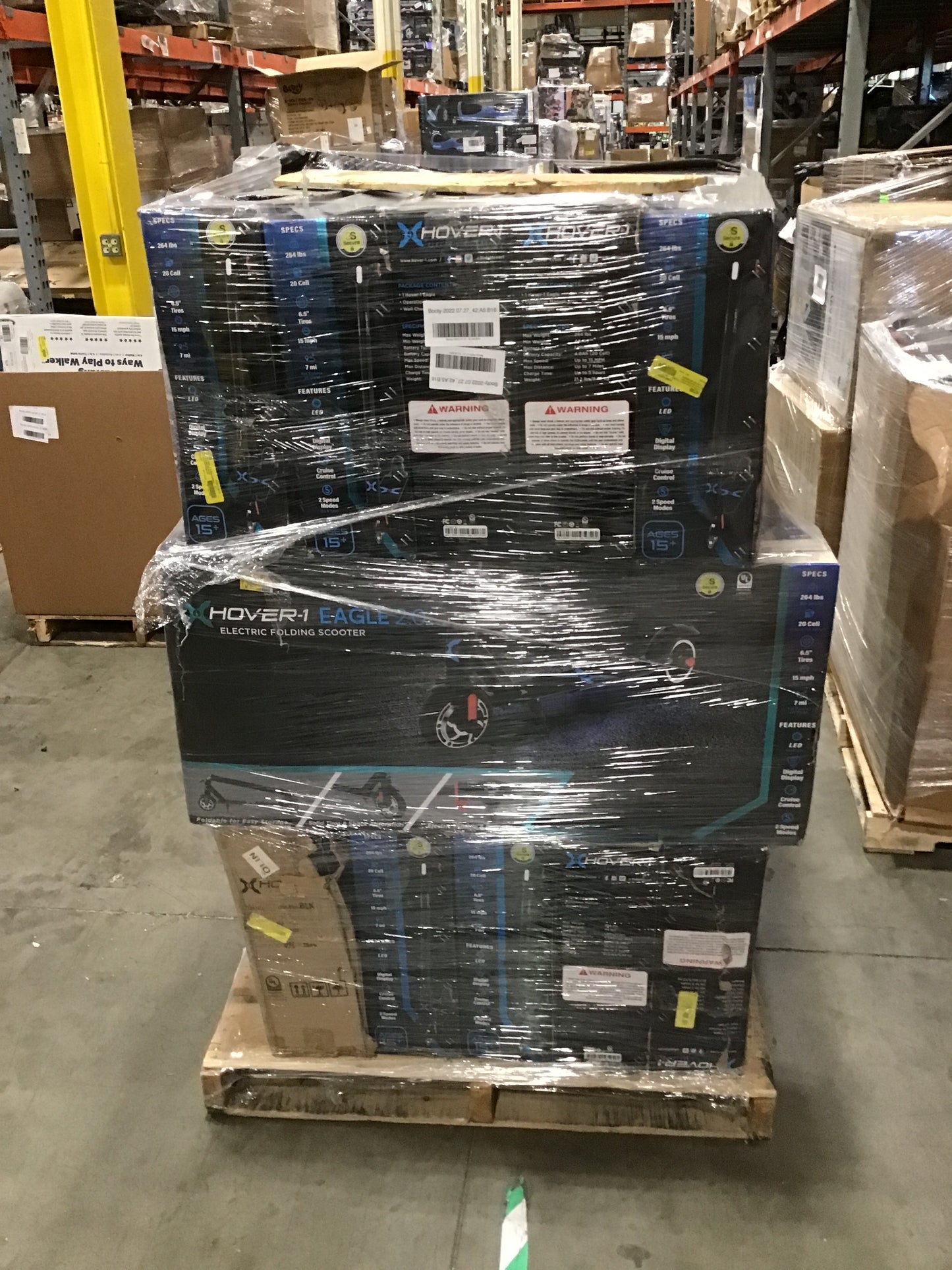 Liquidation Pallet of Electric Scooters, Pallet-BBF