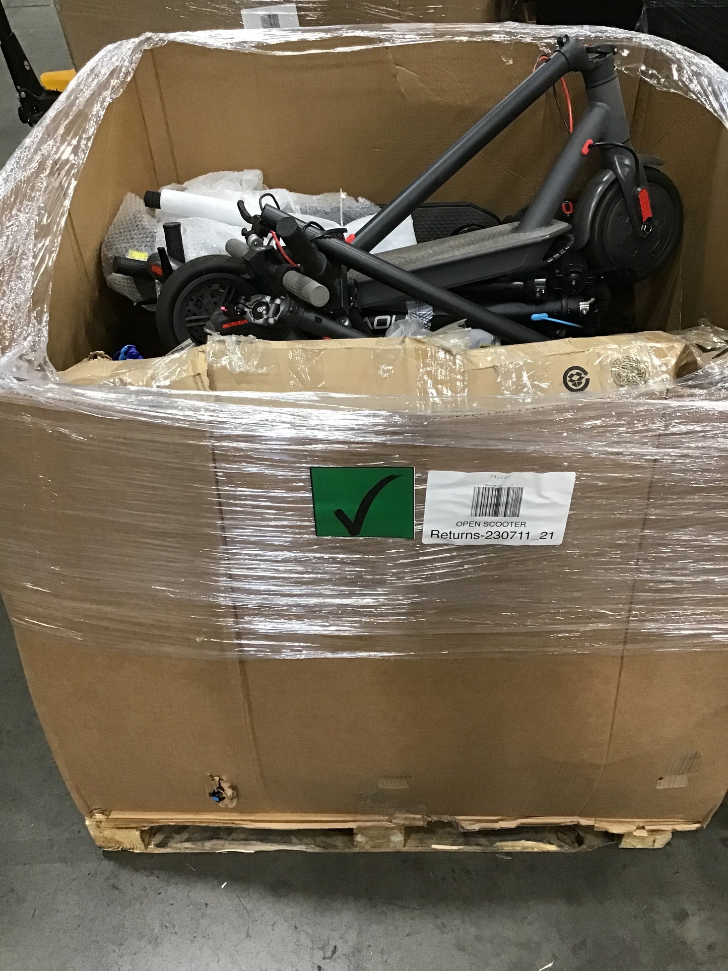 Liquidation Pallet of Electric Scooters, Pallet-CYT