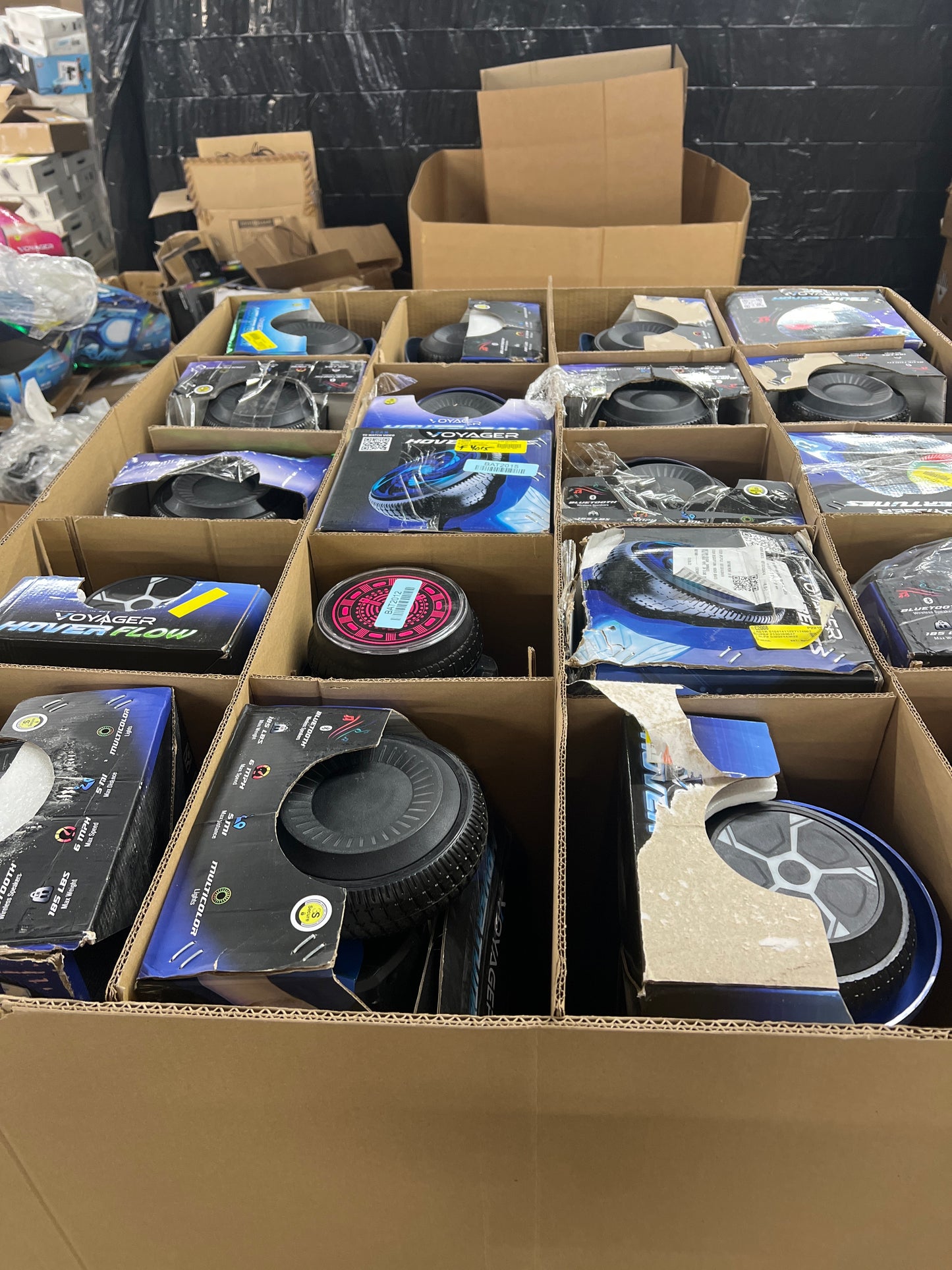 Liquidation Pallet of Hoverboards, Pallet-BU