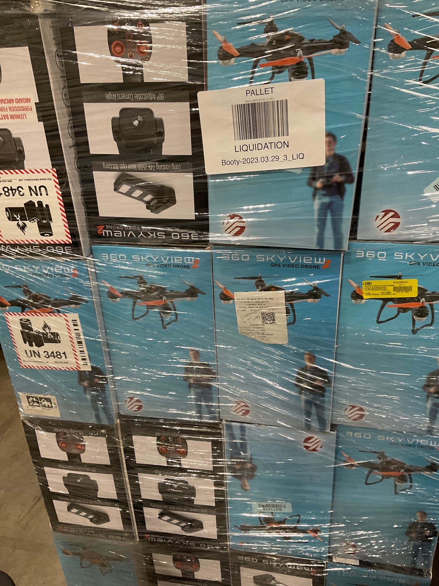 Liquidation Pallet of Drones, Pallet-AHN