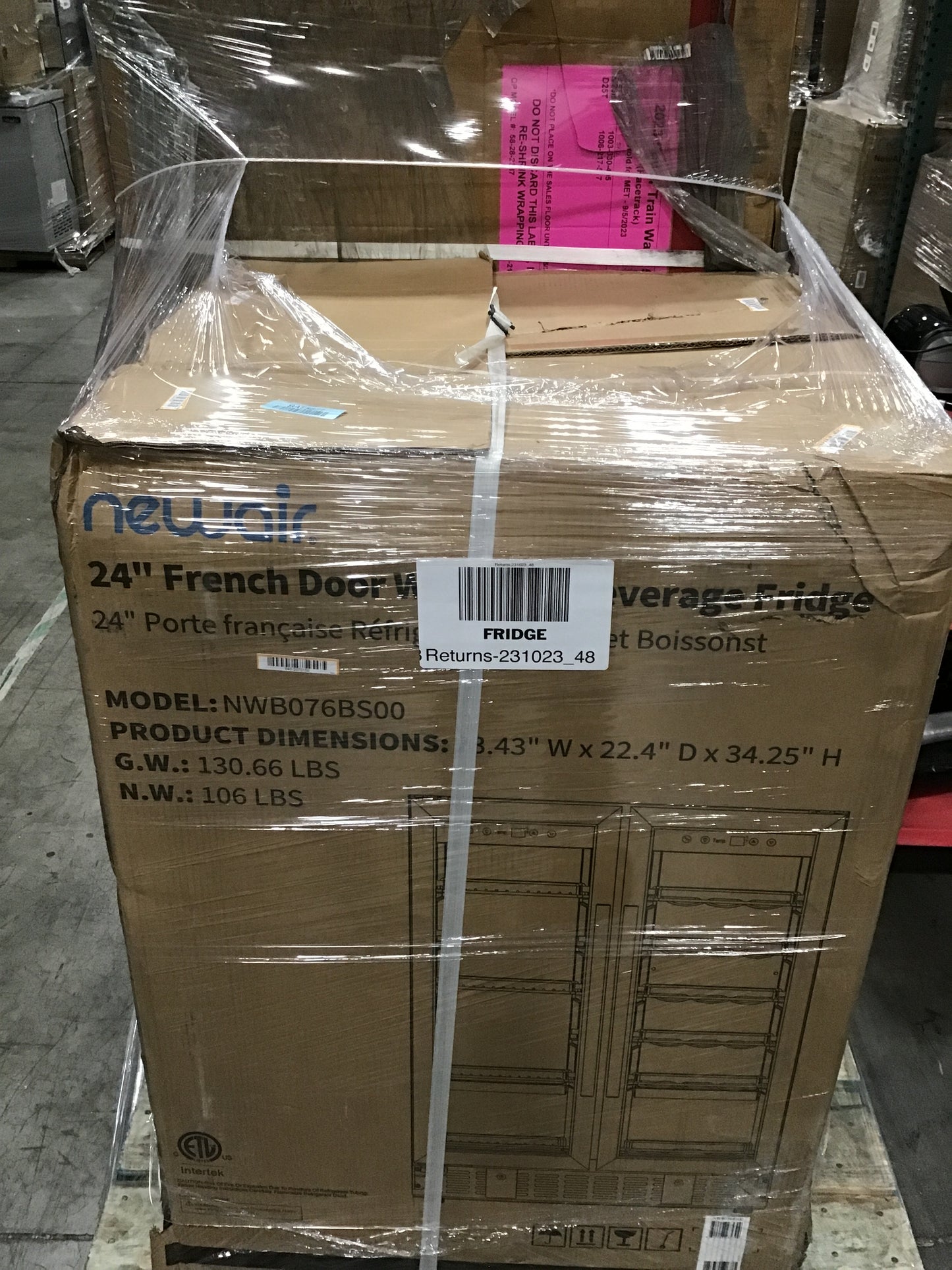 Liquidation Pallet of Compact Fridges, Pallet-EKM