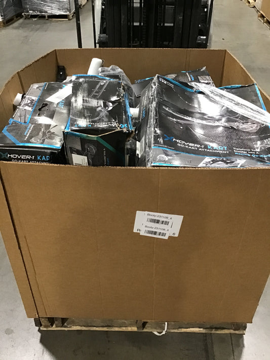 Liquidation Pallet of Accessories and Hoverboards, Pallet-ETD