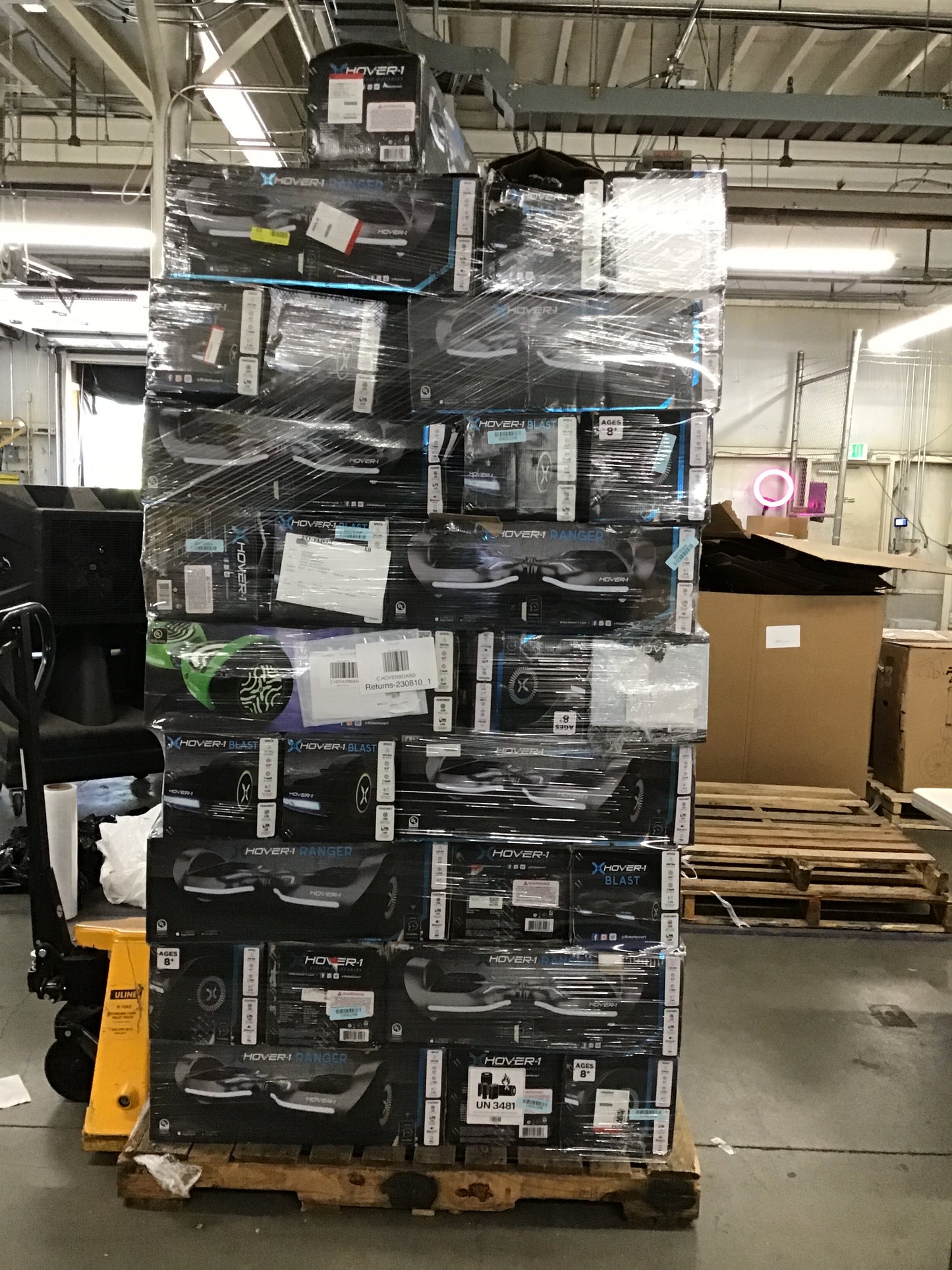 Liquidation Pallet of Hoverboards, Pallet-CUZ