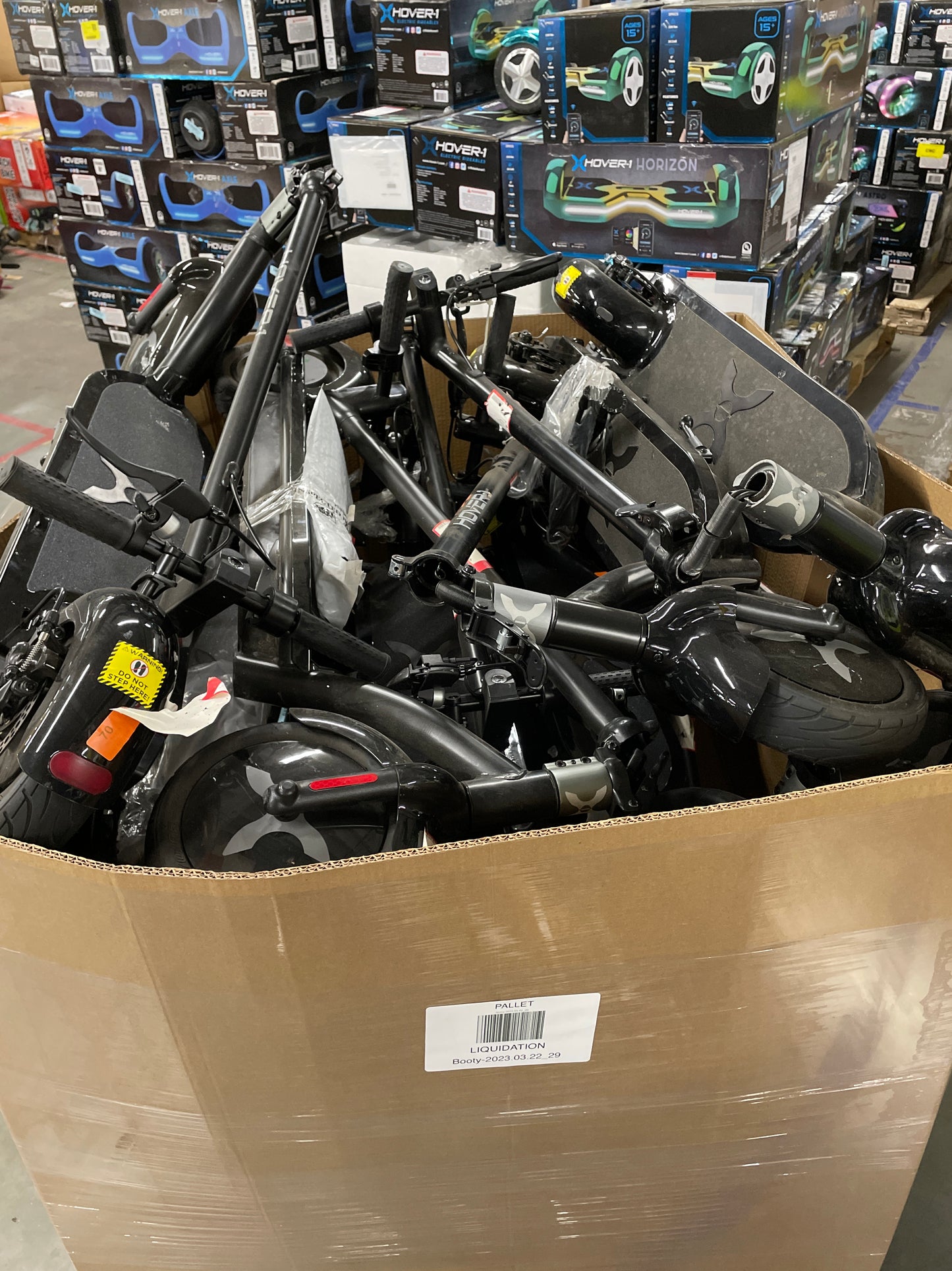 Liquidation Pallet of Electric Scooters, Pallet-WU