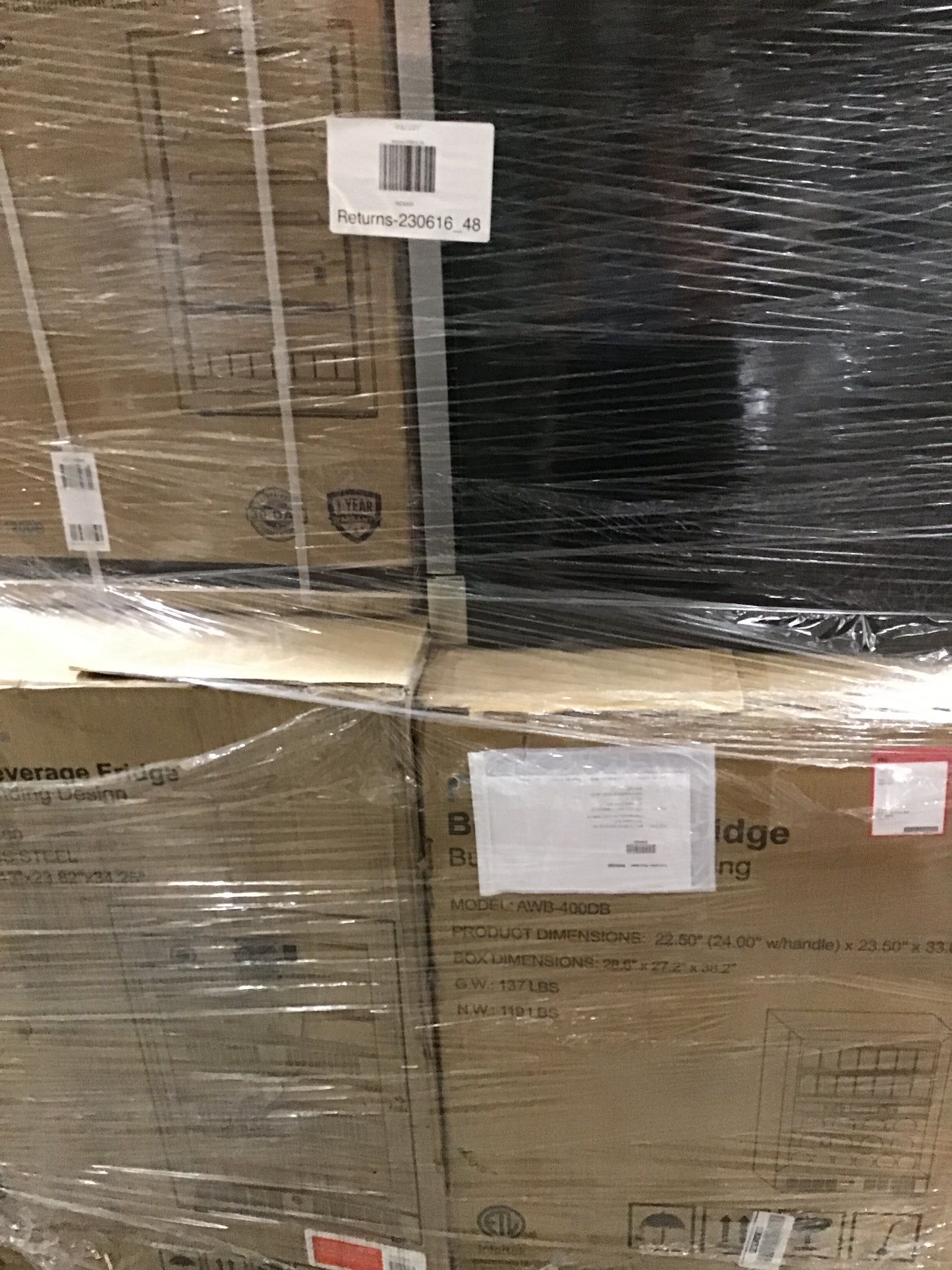 Liquidation Pallet of Compact Fridges, Pallet-CGT