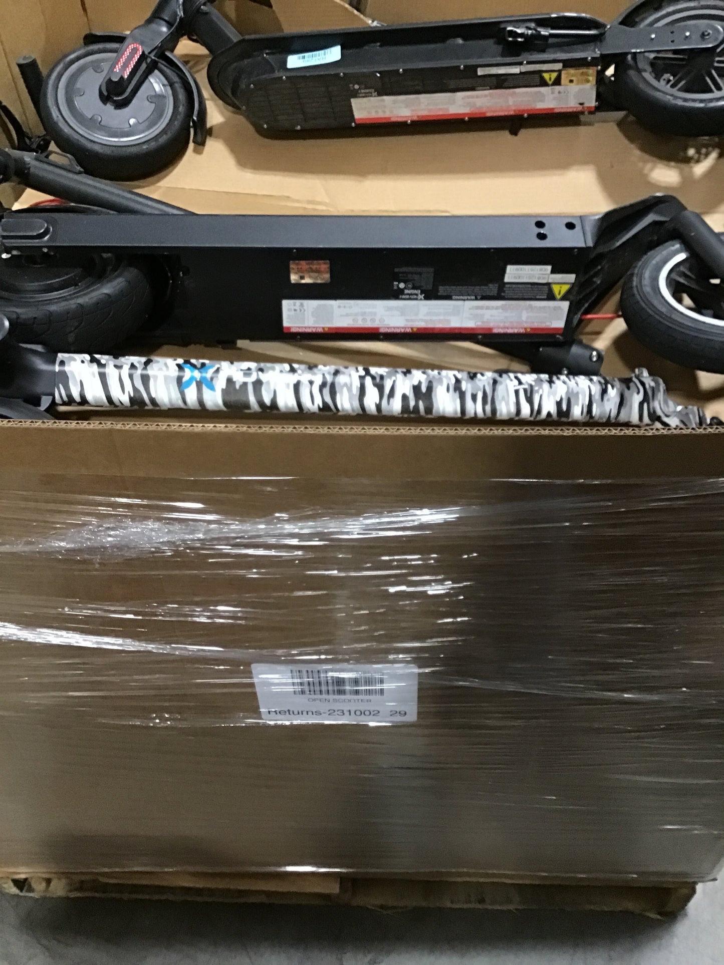 Liquidation Pallet of Electric Scooters, Pallet-DXV