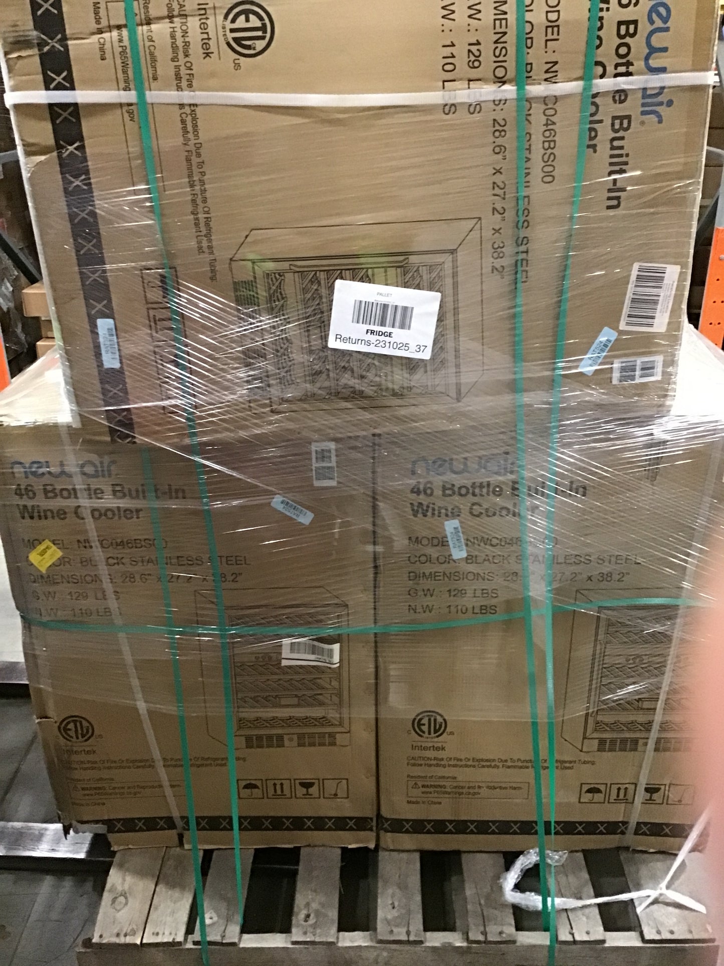 Liquidation Pallet of Compact Fridges, Pallet-EMJ