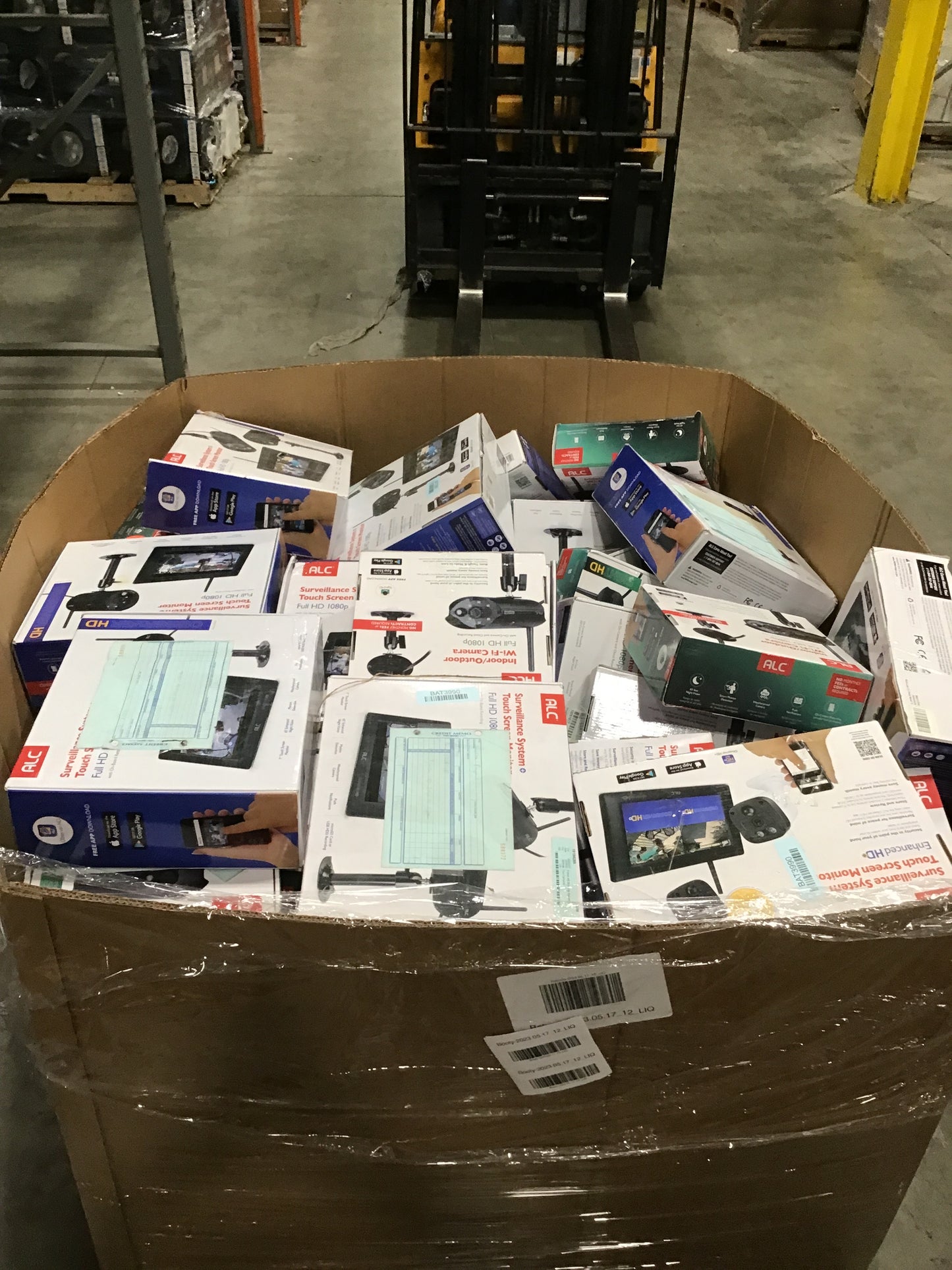 Liquidation Pallet of Security Devices, Pallet-BEE