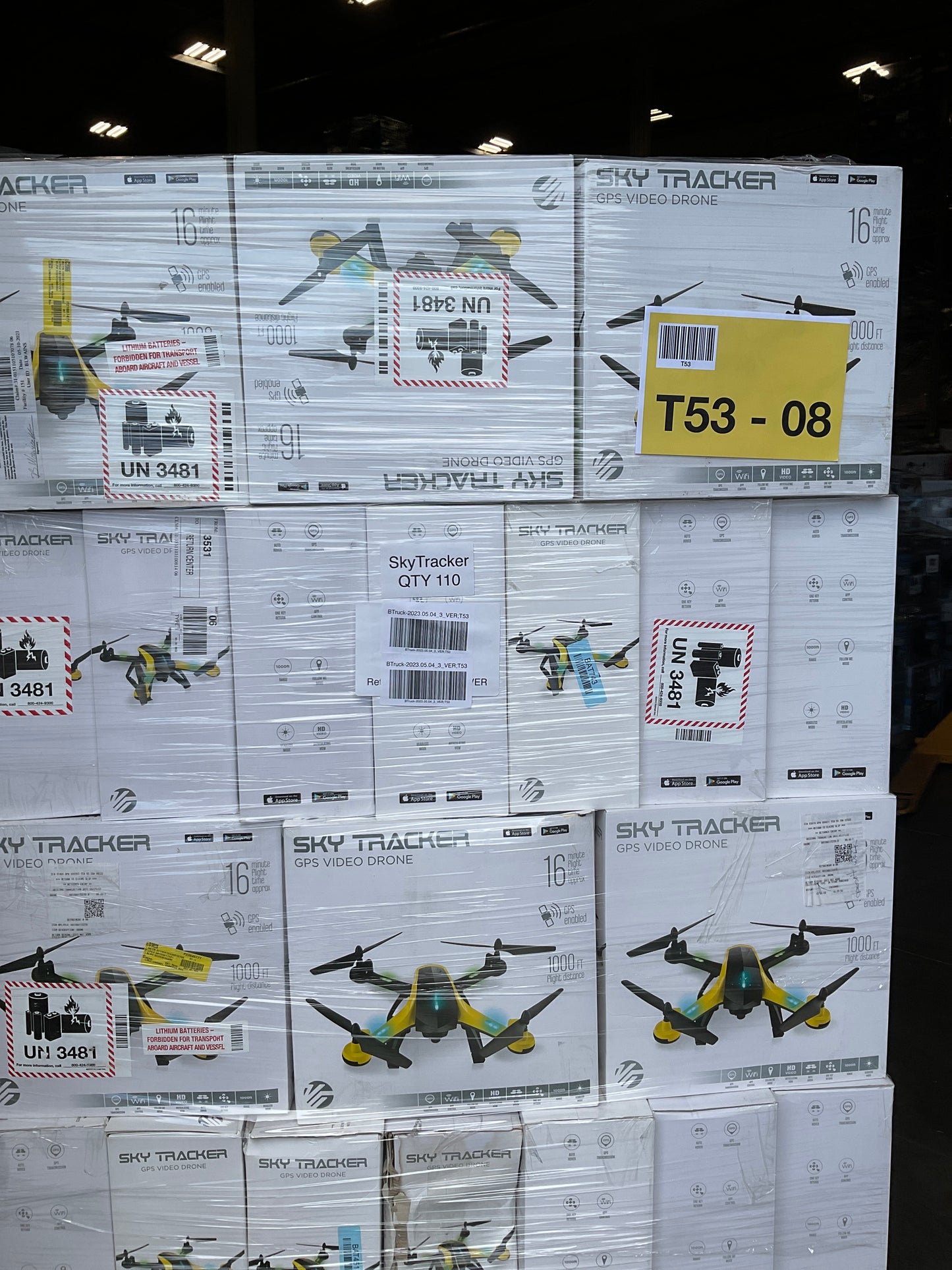 Liquidation Pallet of Drones, Pallet-ARK