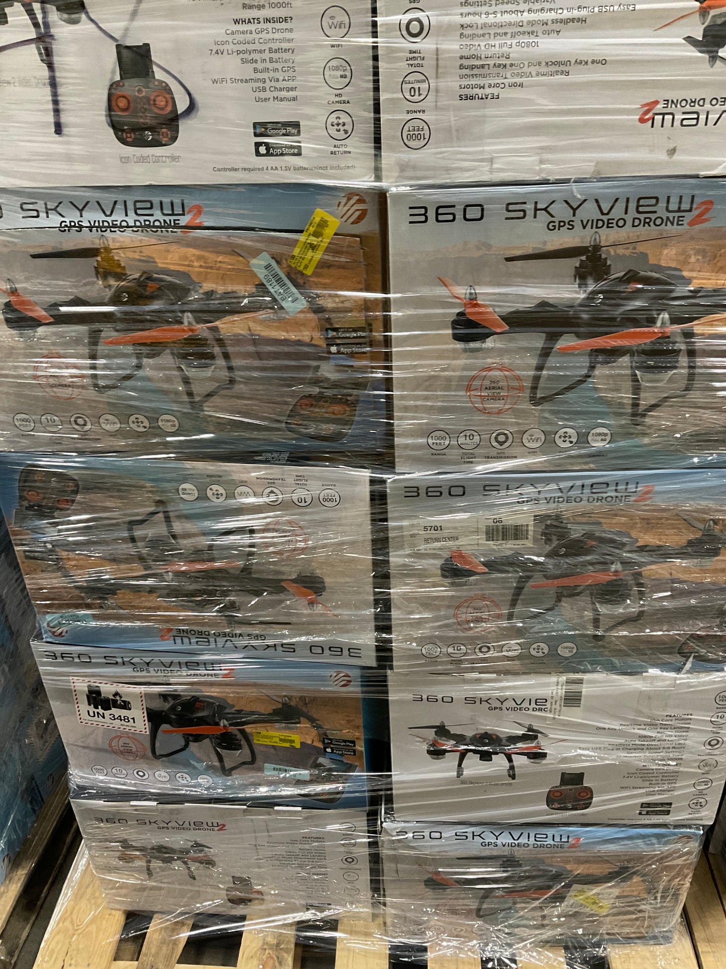 Liquidation Pallet of Drones, Pallet-AHL