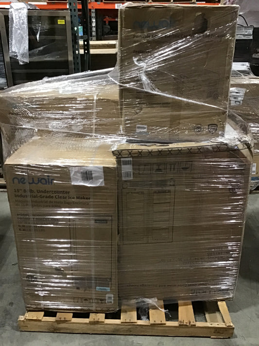 Liquidation Pallet of Compact Fridges and Compact Ice Makerss, Pallet-CWX