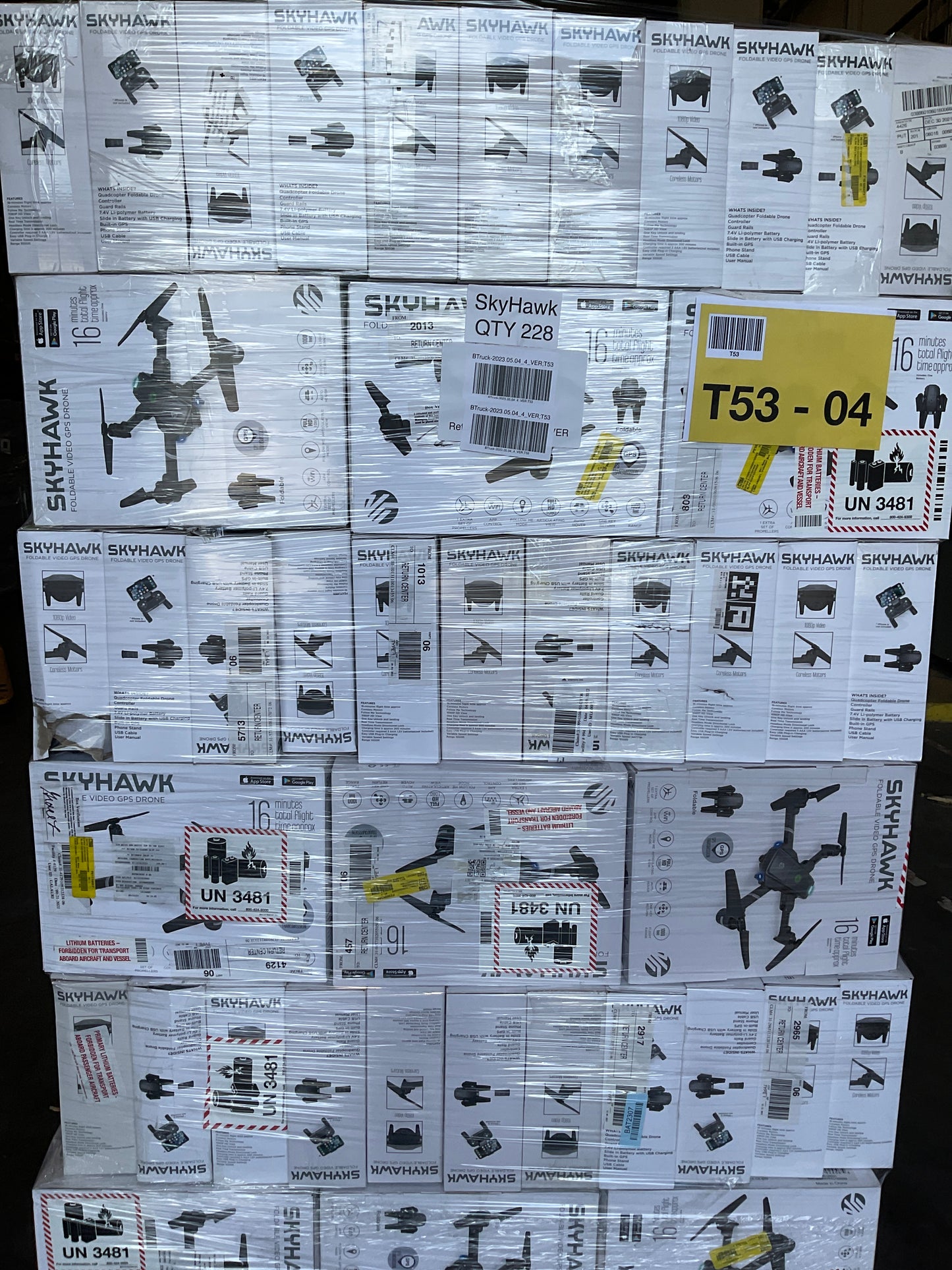 Liquidation Pallet of Drones, Pallet-ARF