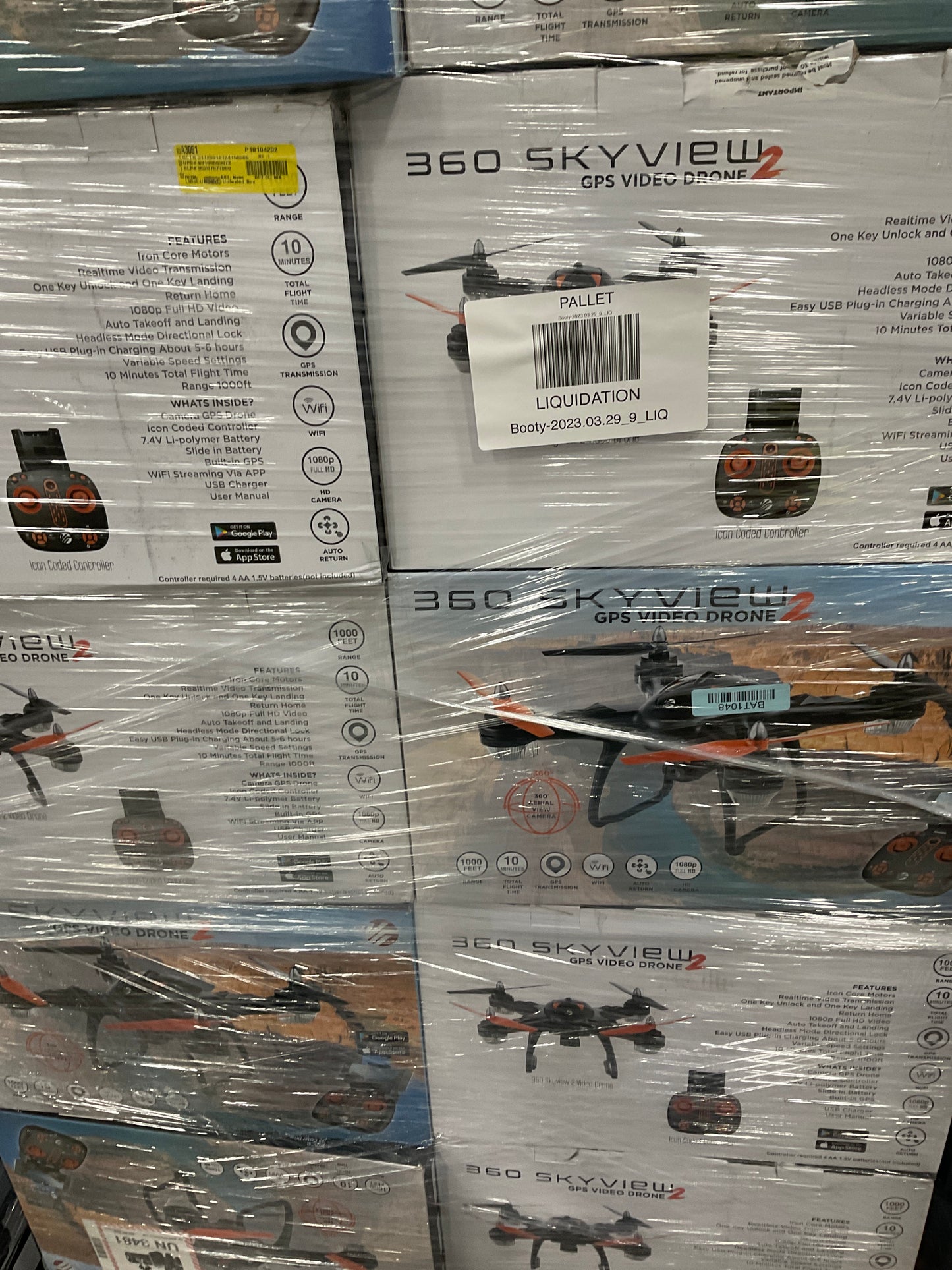 Liquidation Pallet of Drones, Pallet-AHH