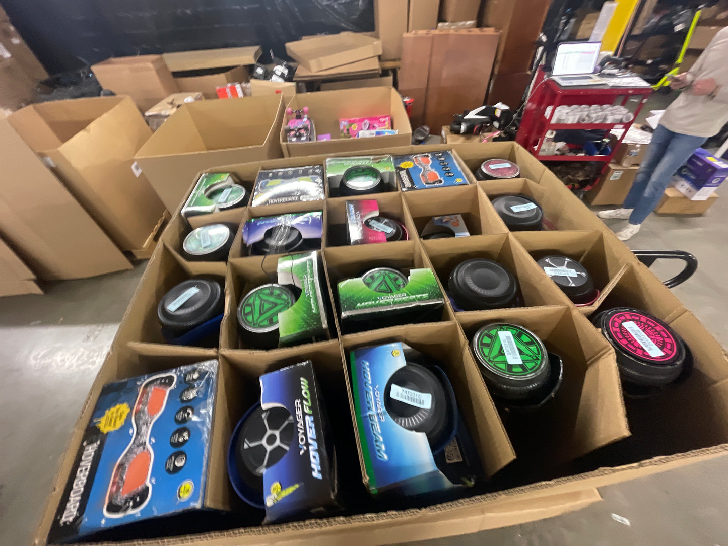 Liquidation Pallet of Hoverboards, Toys and Electric Scooters, Pallet-MT