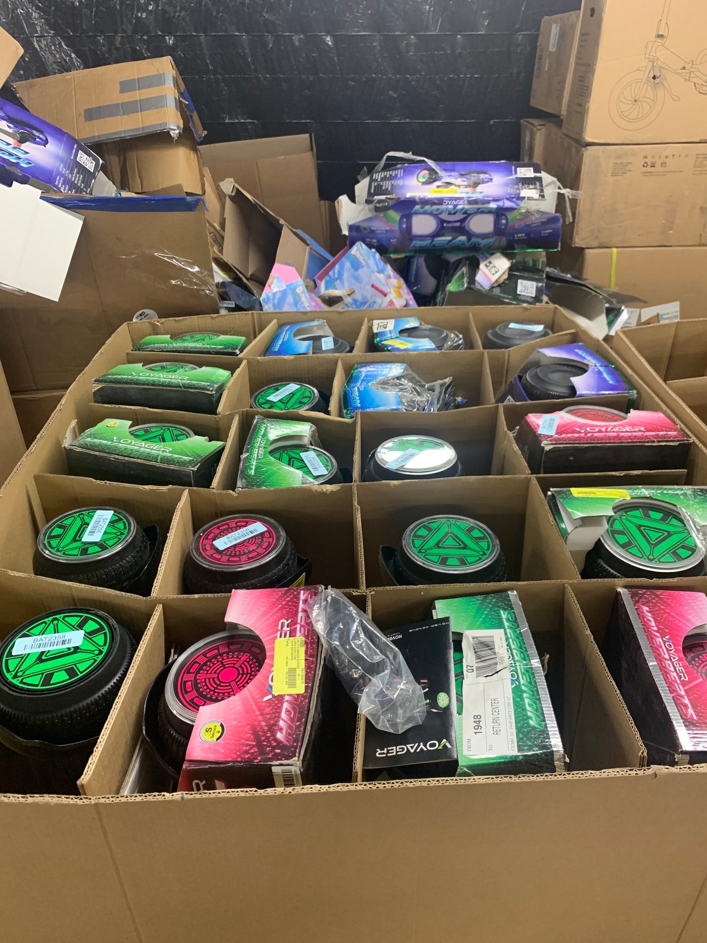 Liquidation Pallet of Hoverboards and Toys, Pallet-NA