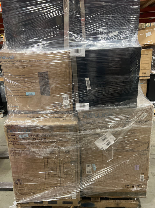 Liquidation Pallet of Compact Fridges and Compact Humidors, Pallet-DWS