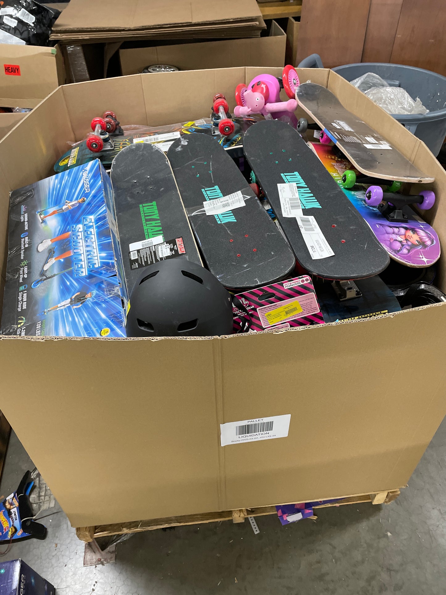 Liquidation Pallet of Toys, Security Devices and Electronic Toys, Pallet-LX