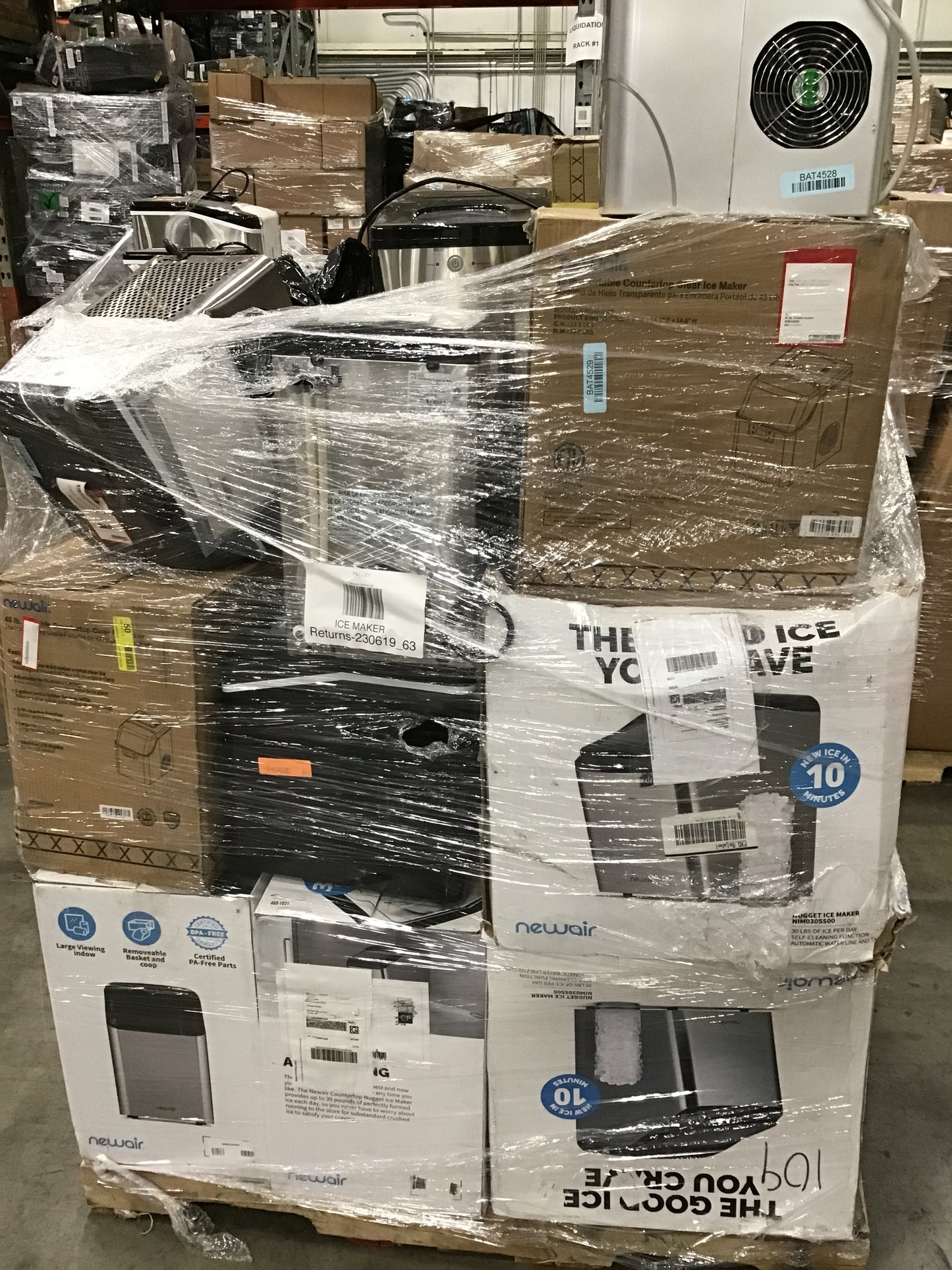 Liquidation Pallet of Compact Ice Makerss, Pallet-CZD