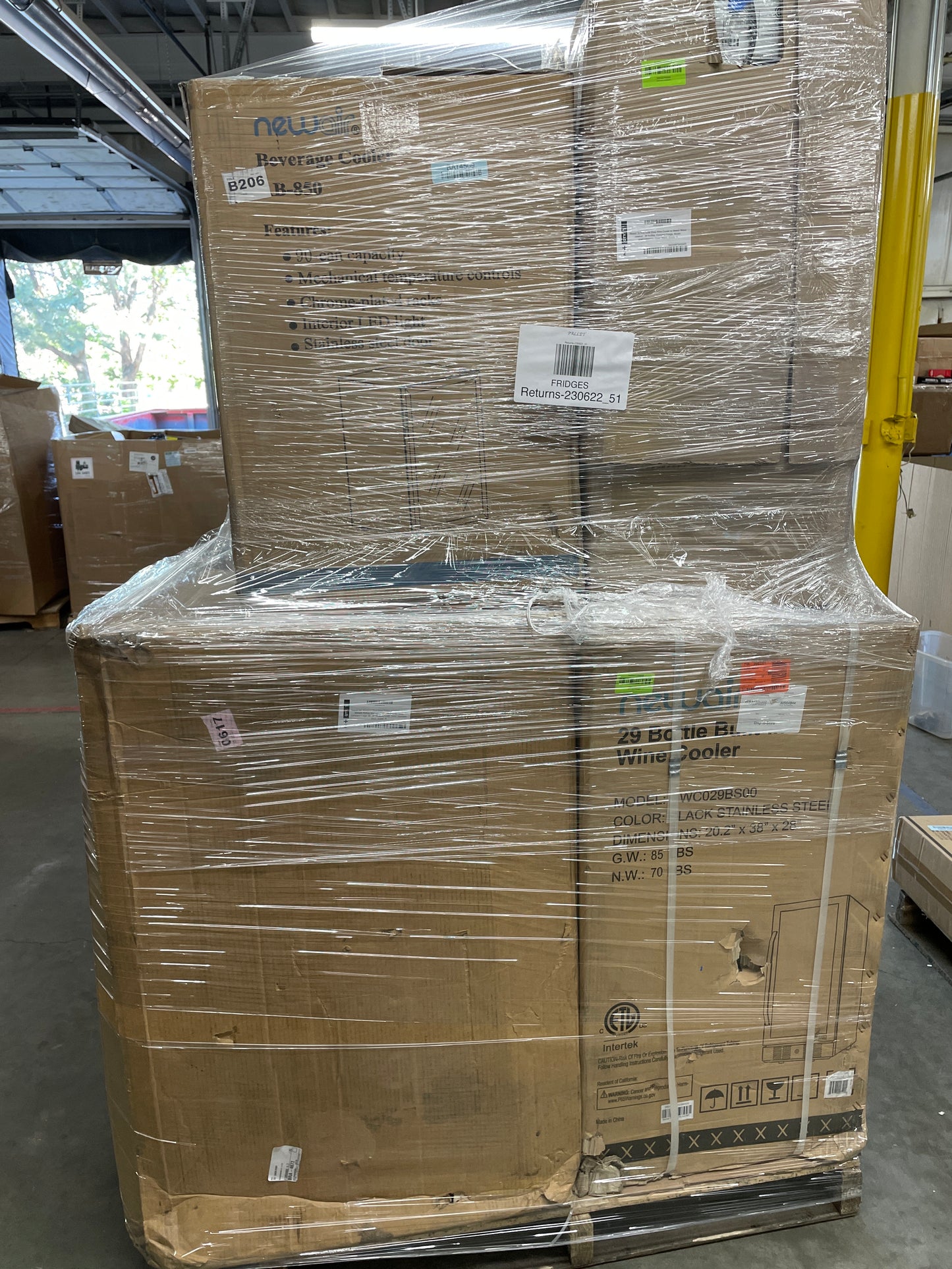 Liquidation Pallet of Compact Fridges, Pallet-BRF