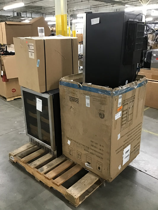 Liquidation Pallet of Compact Fridges and Compact Humidors, Pallet-DRY