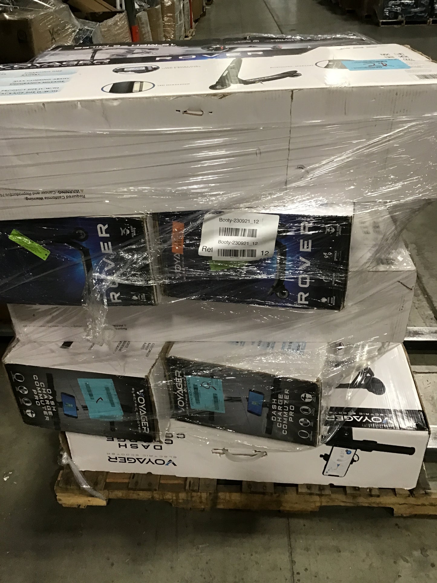 Liquidation Pallet of Electric Scooters, Pallet-EOL